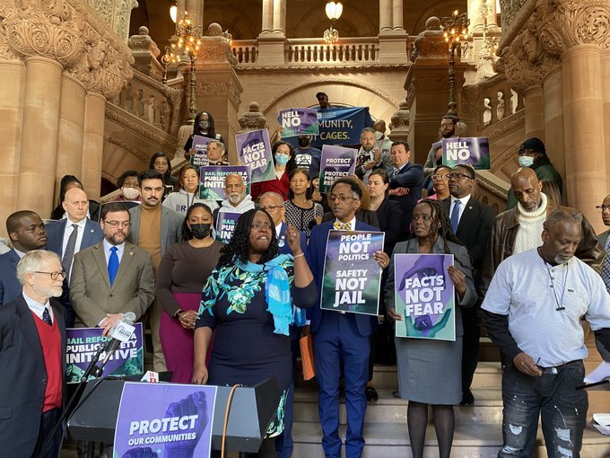 Reformists rally against Hochul plan for rollbacks