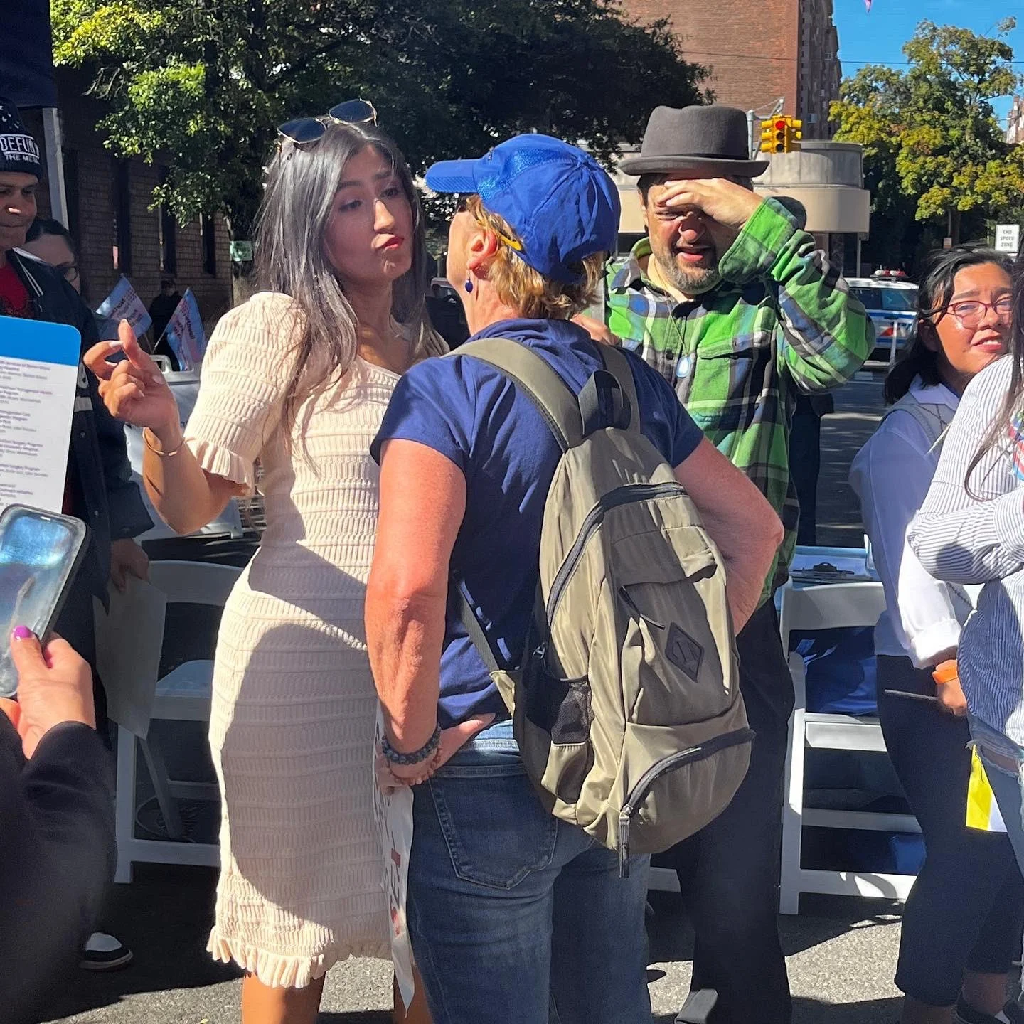 Anti-LGBTQ+ agitators protest Jackson Heights block party