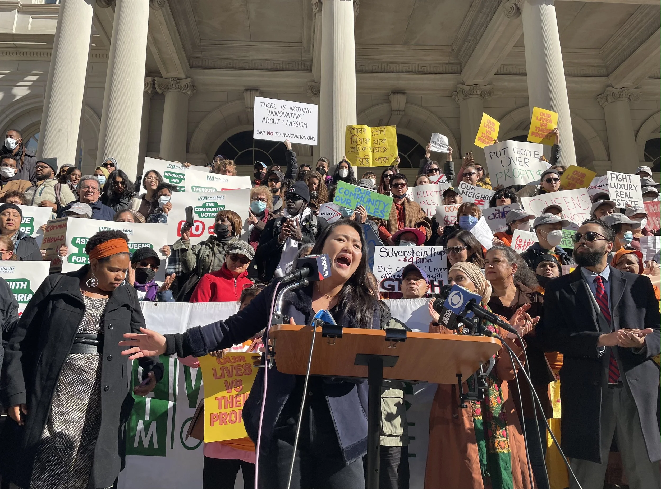 Innovation QNS fight comes to City Hall