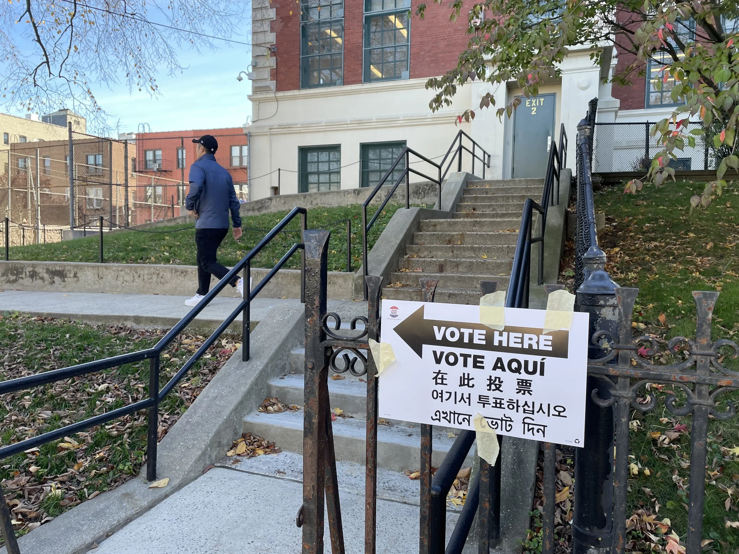 Scenes from Queens on Election Day