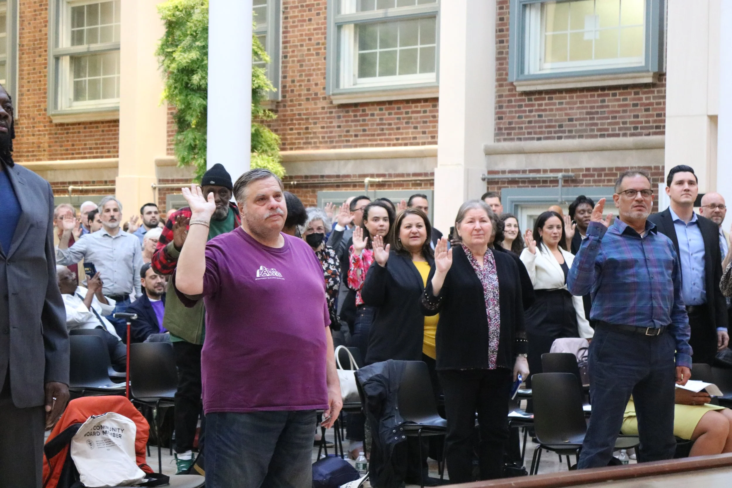 Changing of the guard: New Queens community board members get sworn into office