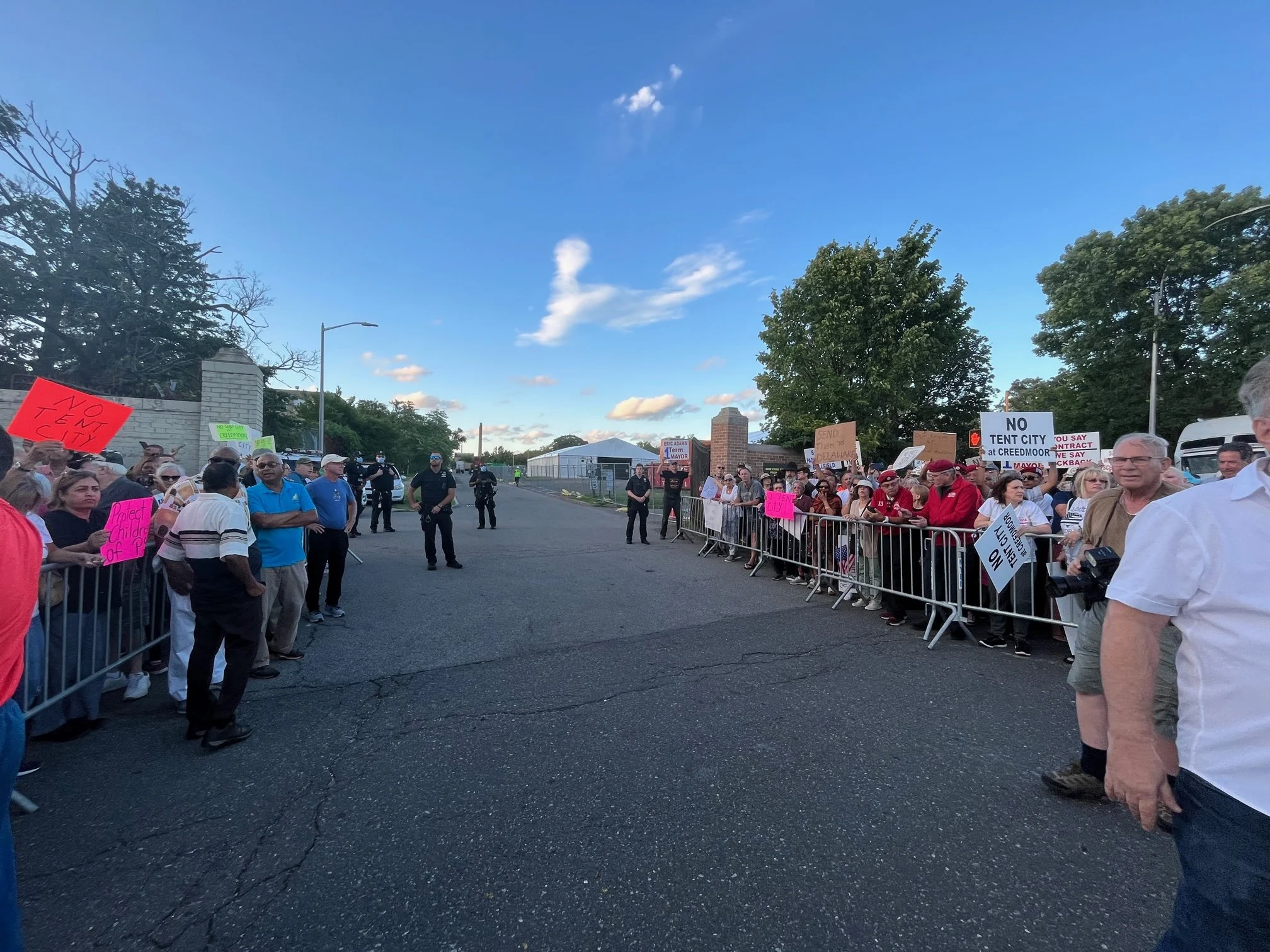 13 arrested at protest against Creedmoor shelter 