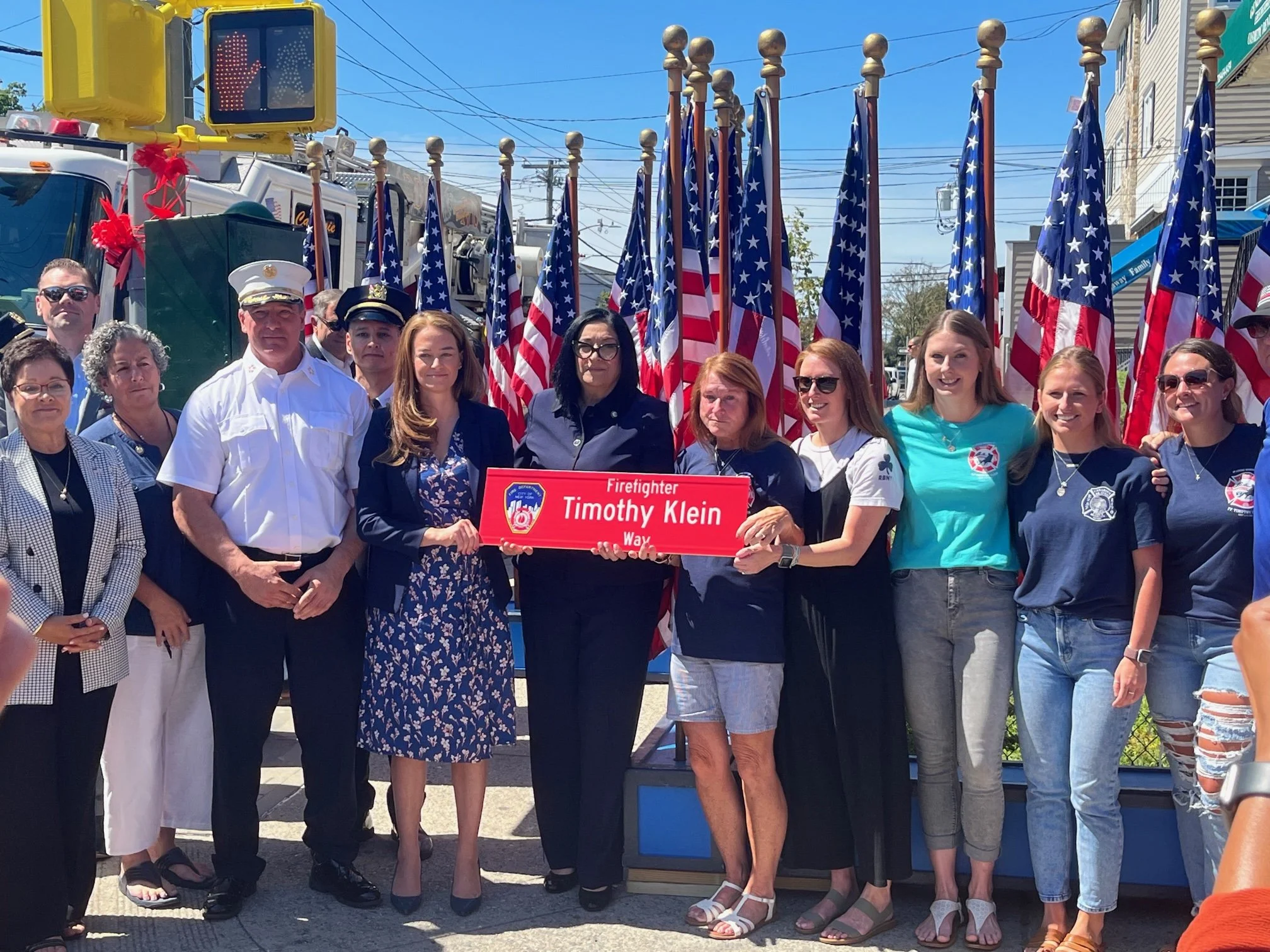 Rockaway street named for fallen firefighter