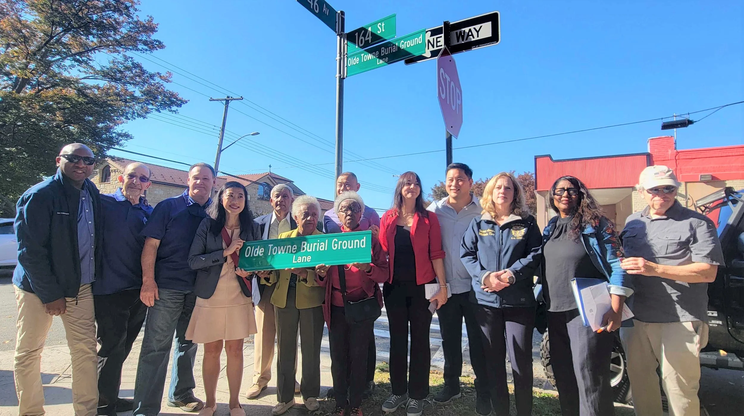 Historic Flushing burial ground honored with street co-naming