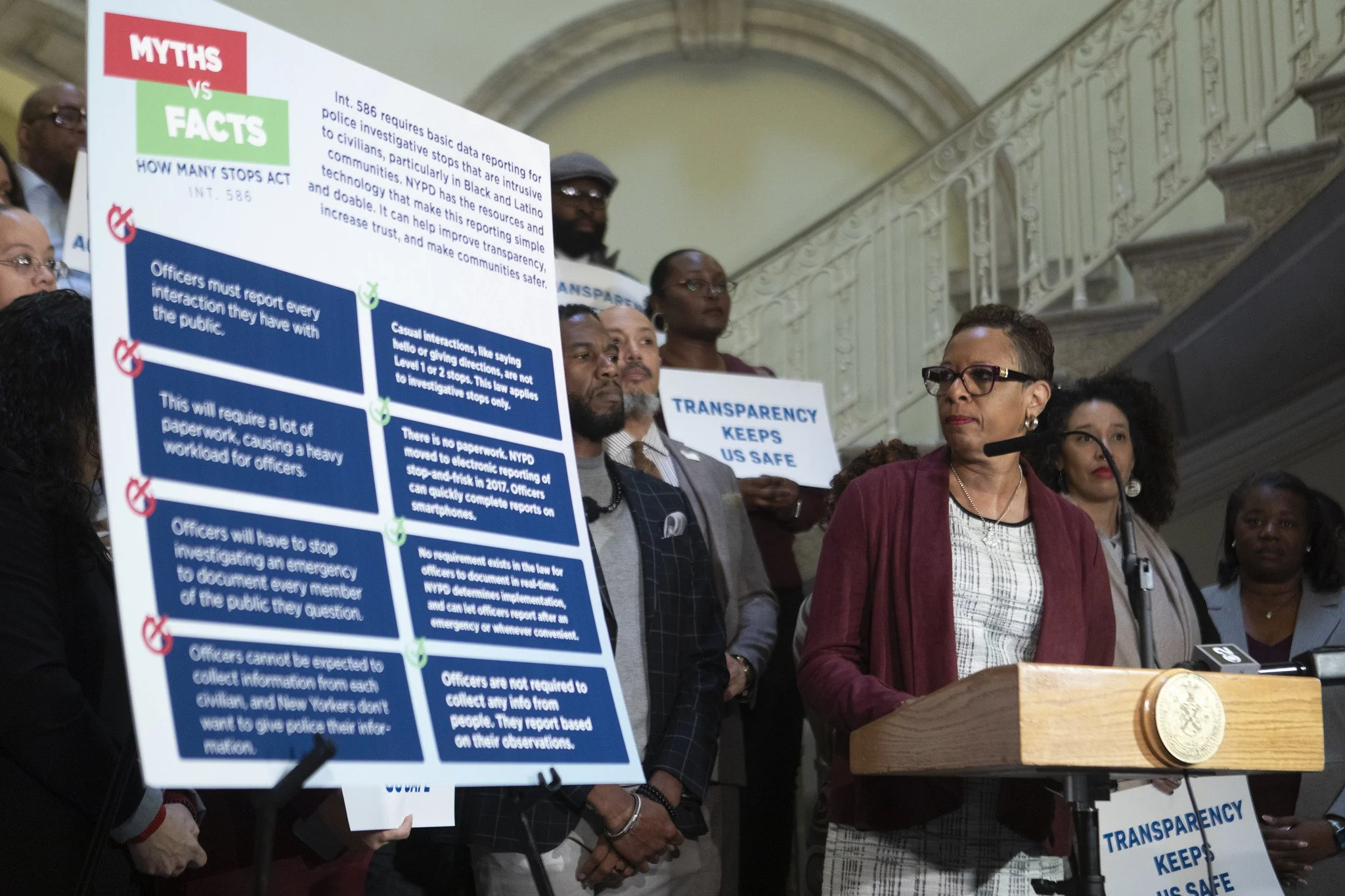 Battle over pair of criminal justice bills unfolds at City Hall