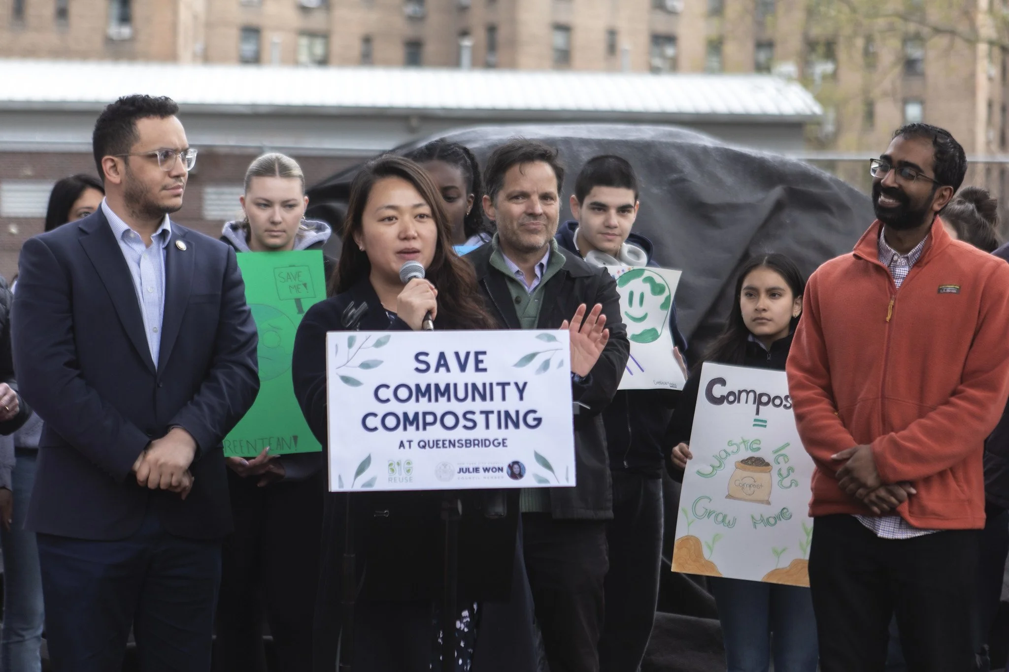 Queens electeds look to stop eviction of composting site 