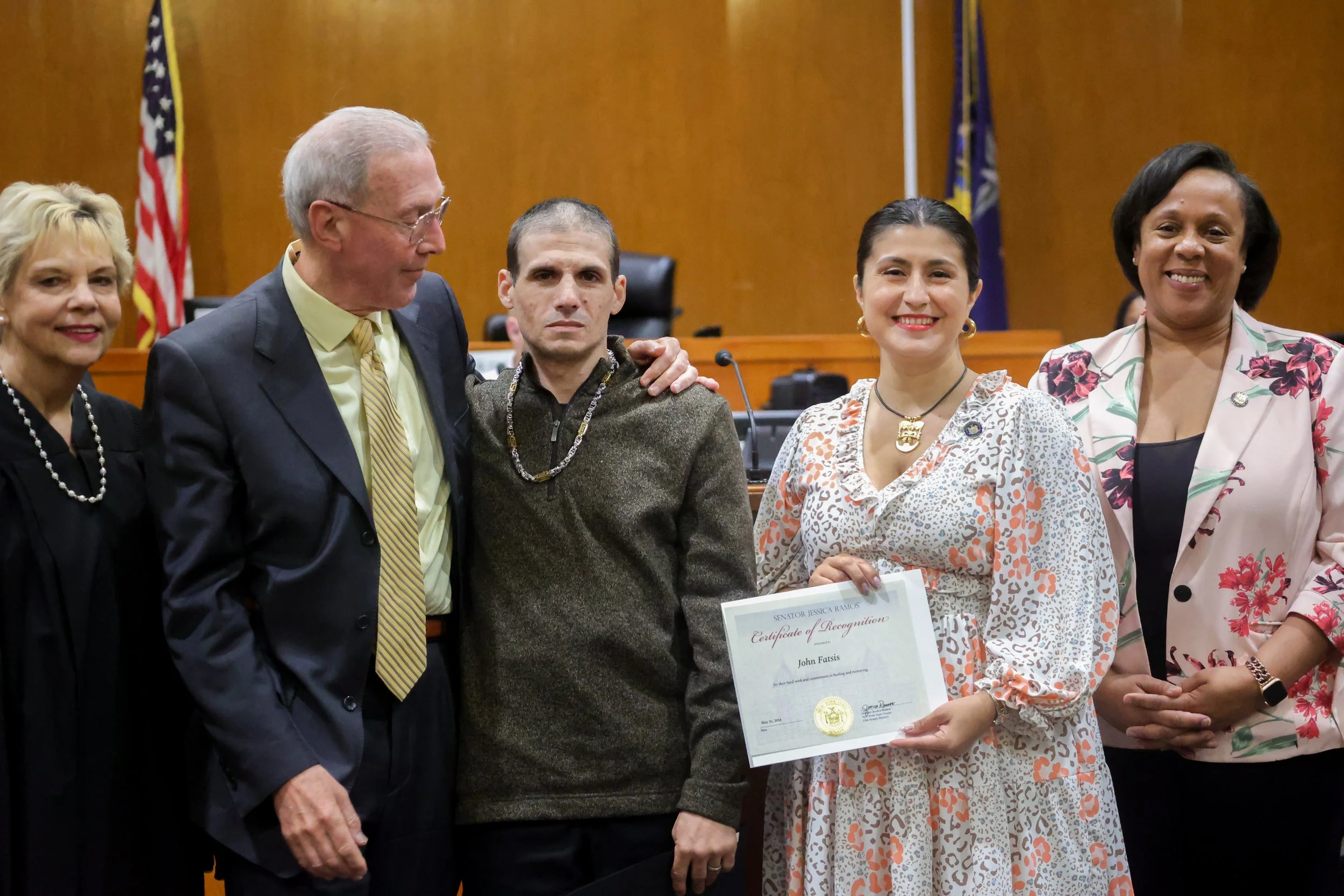 Eight graduate from Queens’ treatment court