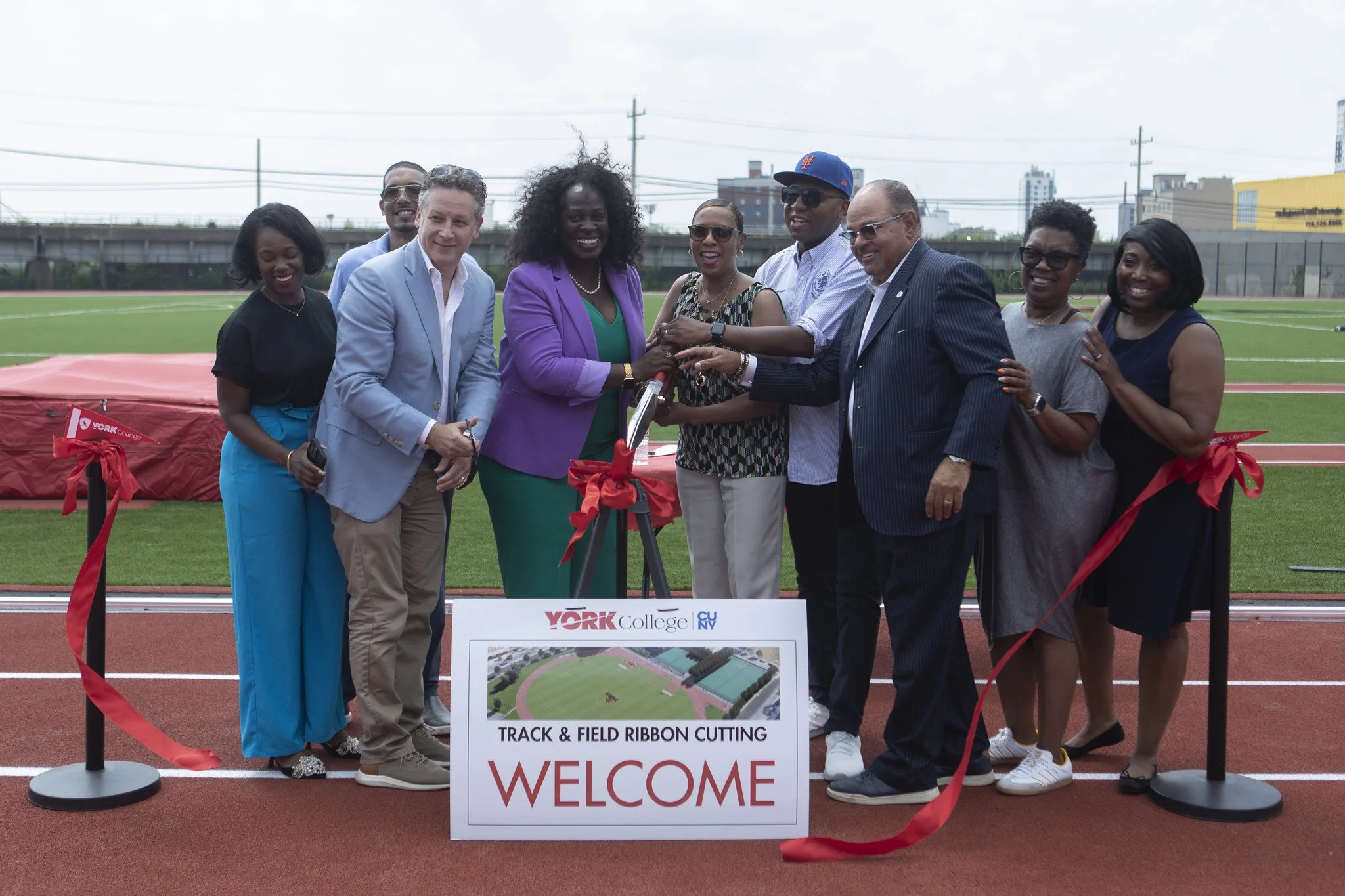 After nearly two decades, York College gets new athletic field