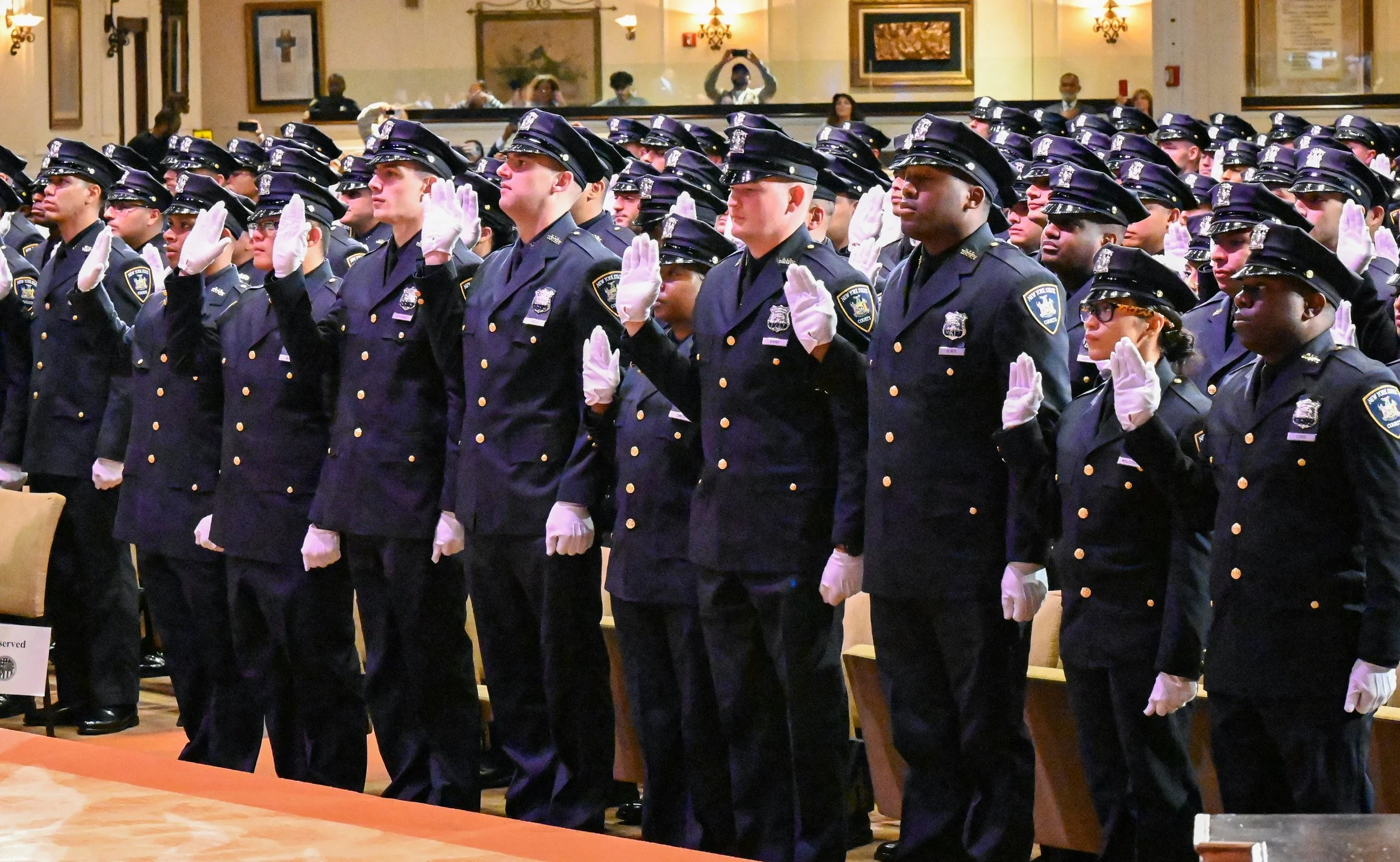 Courts graduate largest-ever officer class