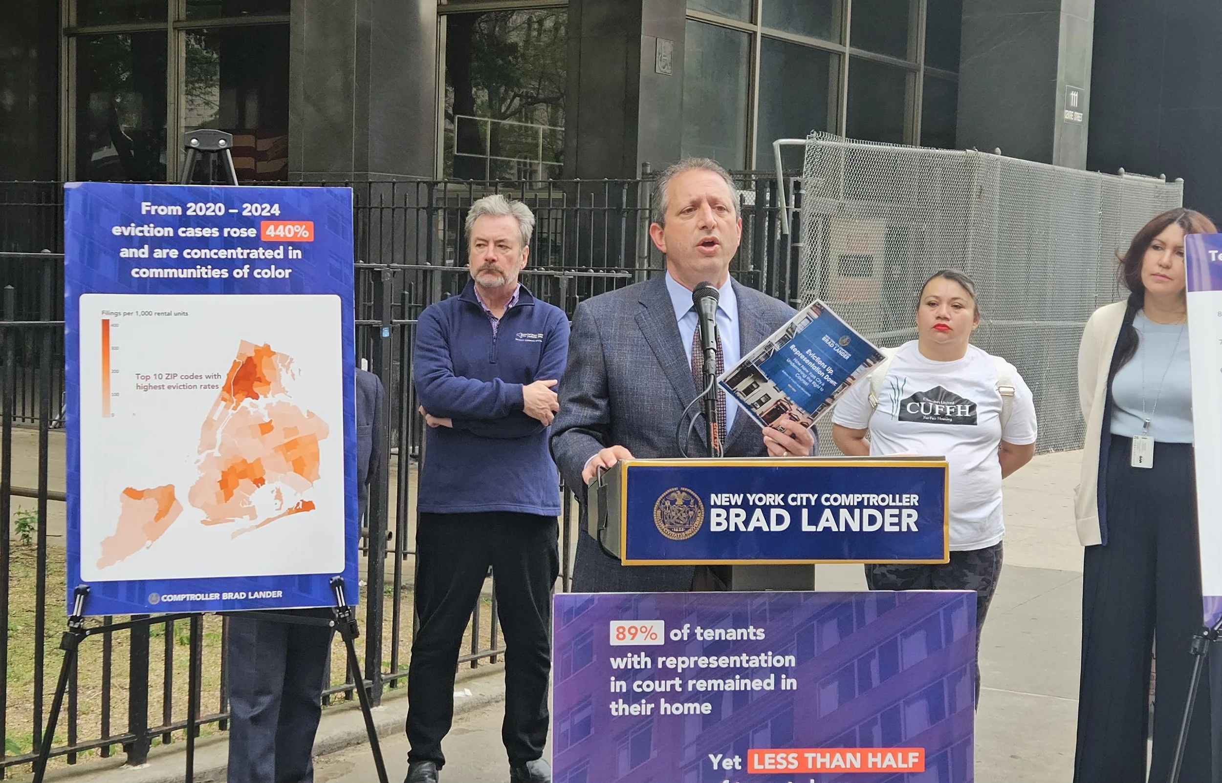 City is failing to provide attorneys to New Yorkers facing eviction, new report shows