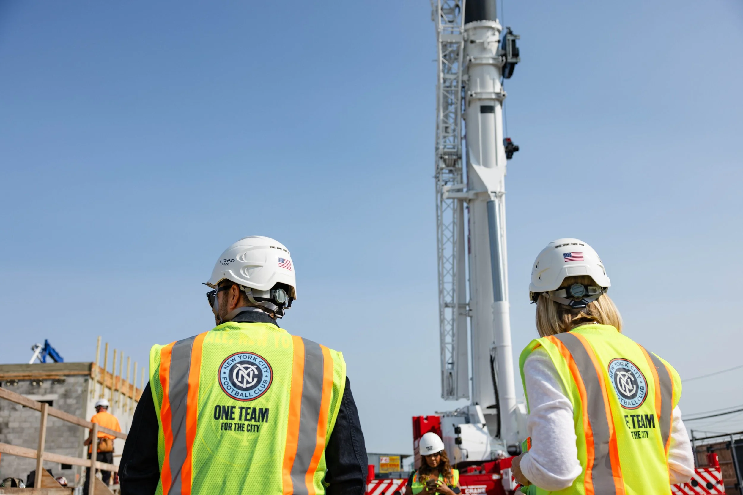 First beam placed at Etihad Park 
