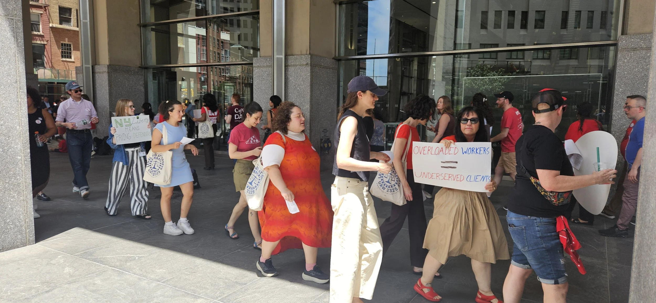 First group of legal services attys go on strike as deadline for mass strike approaches