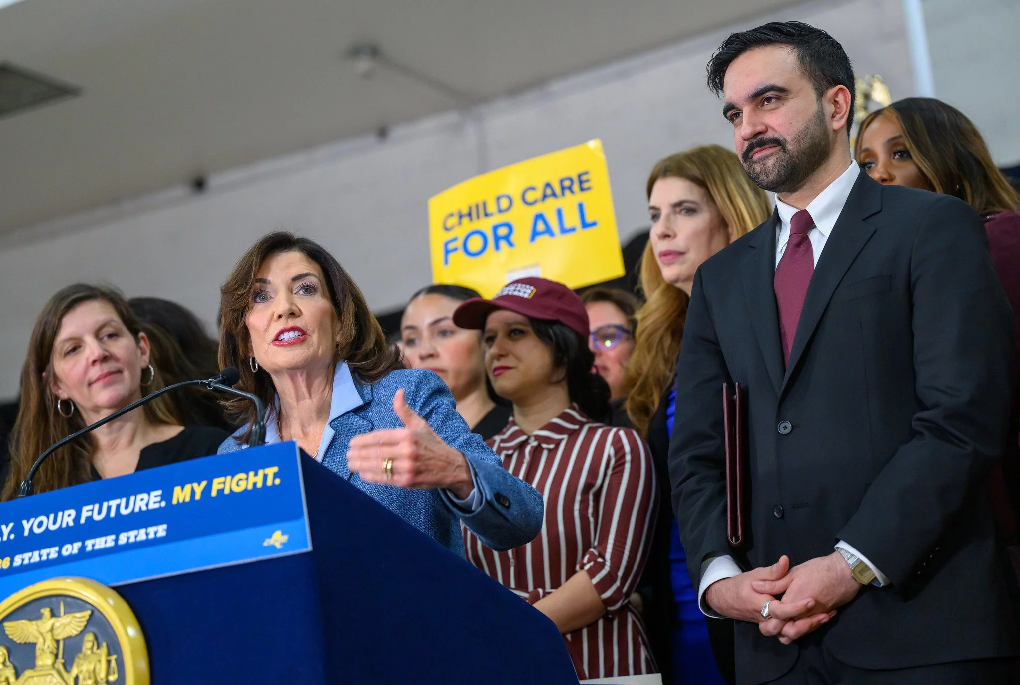 Hochul and Mamdani lay out plan for universal childcare 