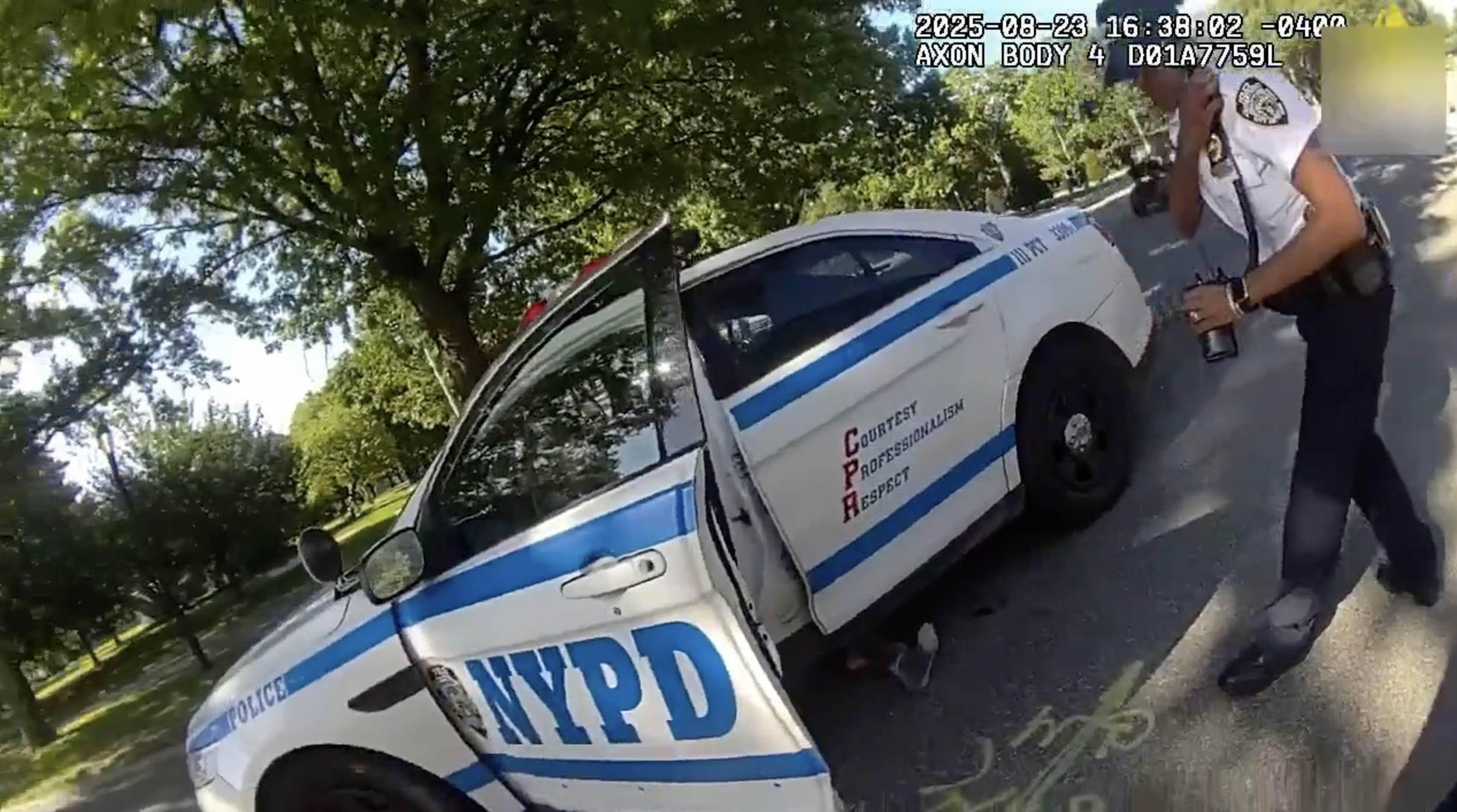 Officer who ran over man in Queens park won’t be charged in his death
