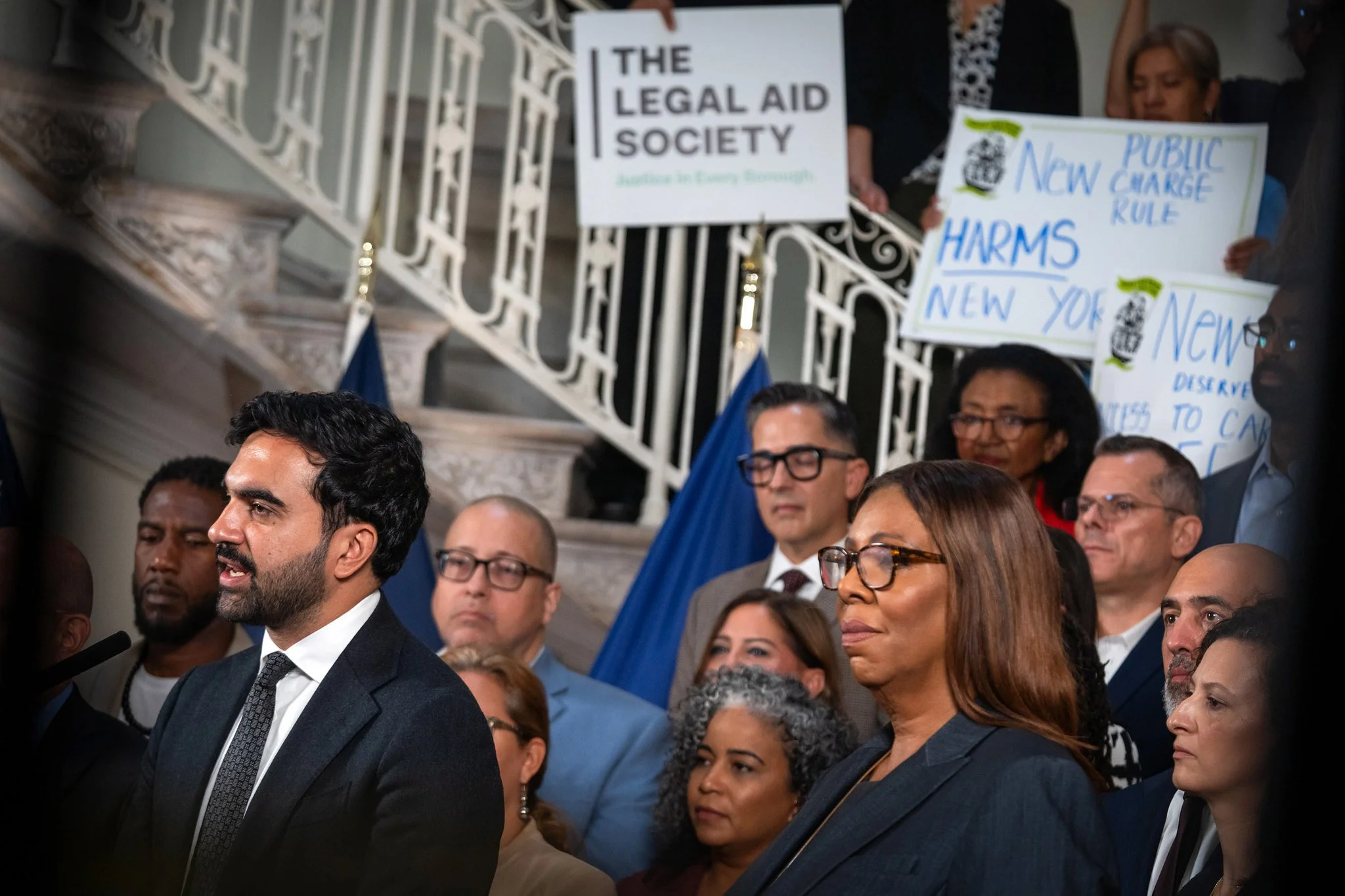 ‘People could die’: City, state sue Trump admin over immigration rule change 