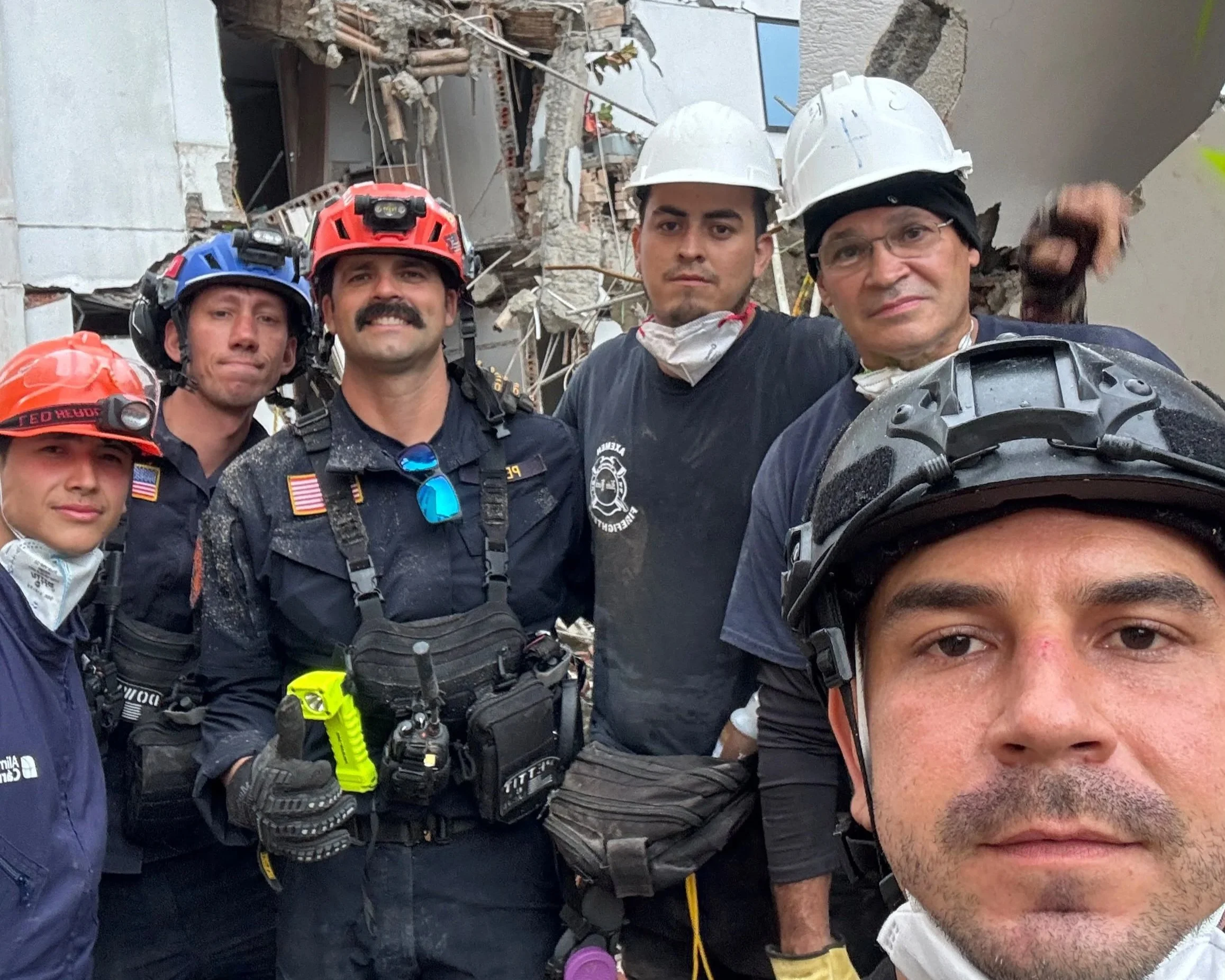 Retired Queens firefighter returns to rescue work after devastating earthquake in Colombia