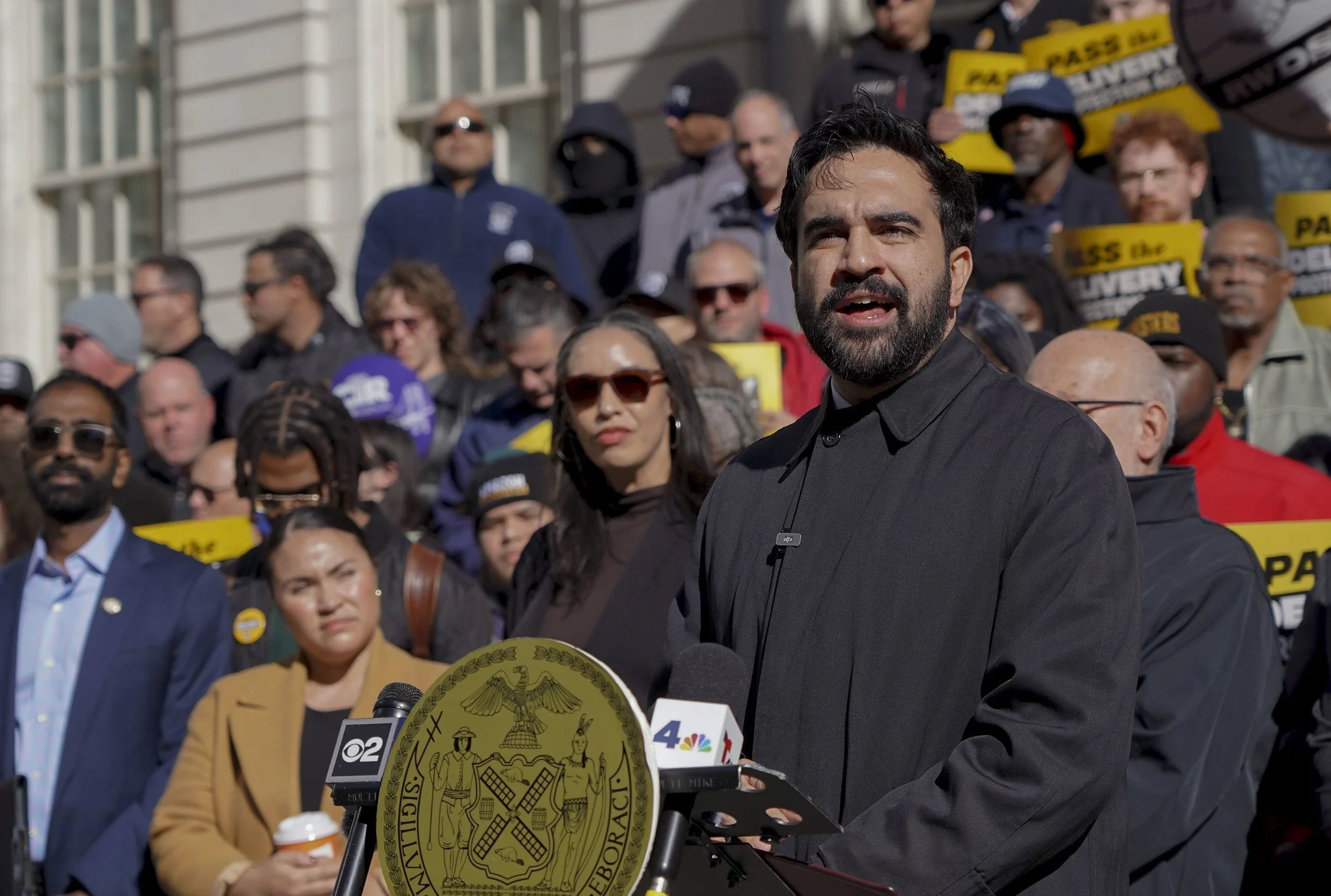Supporters rally for Delivery Protection Act as outside opposition grows 