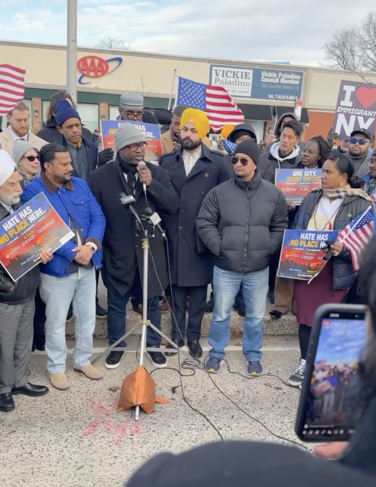 Locals condemn Paladino outside her Whitestone office — Queens Daily Eagle