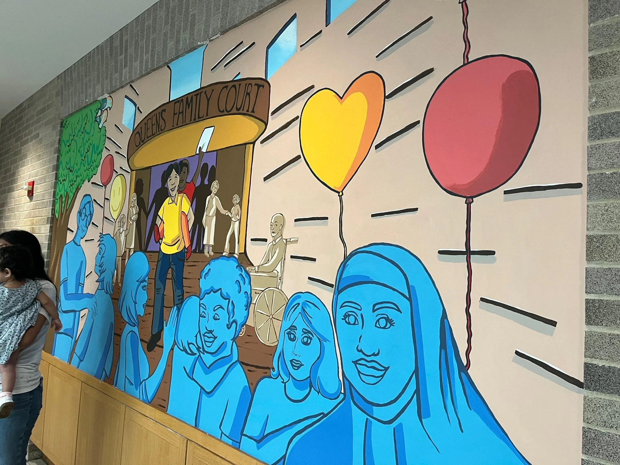 The Colors of Queens Murals unveiled at Queens Family Court — Queens