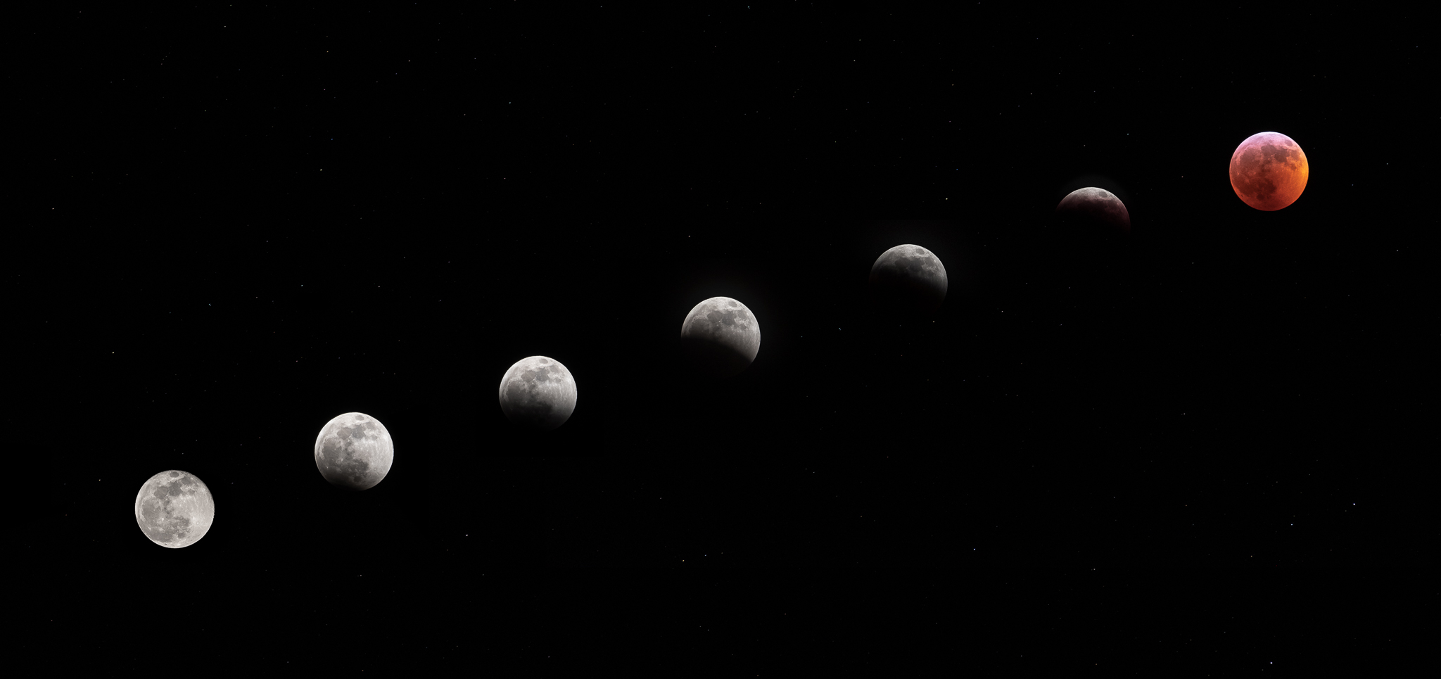 Super Wolf Blood Moon Transition