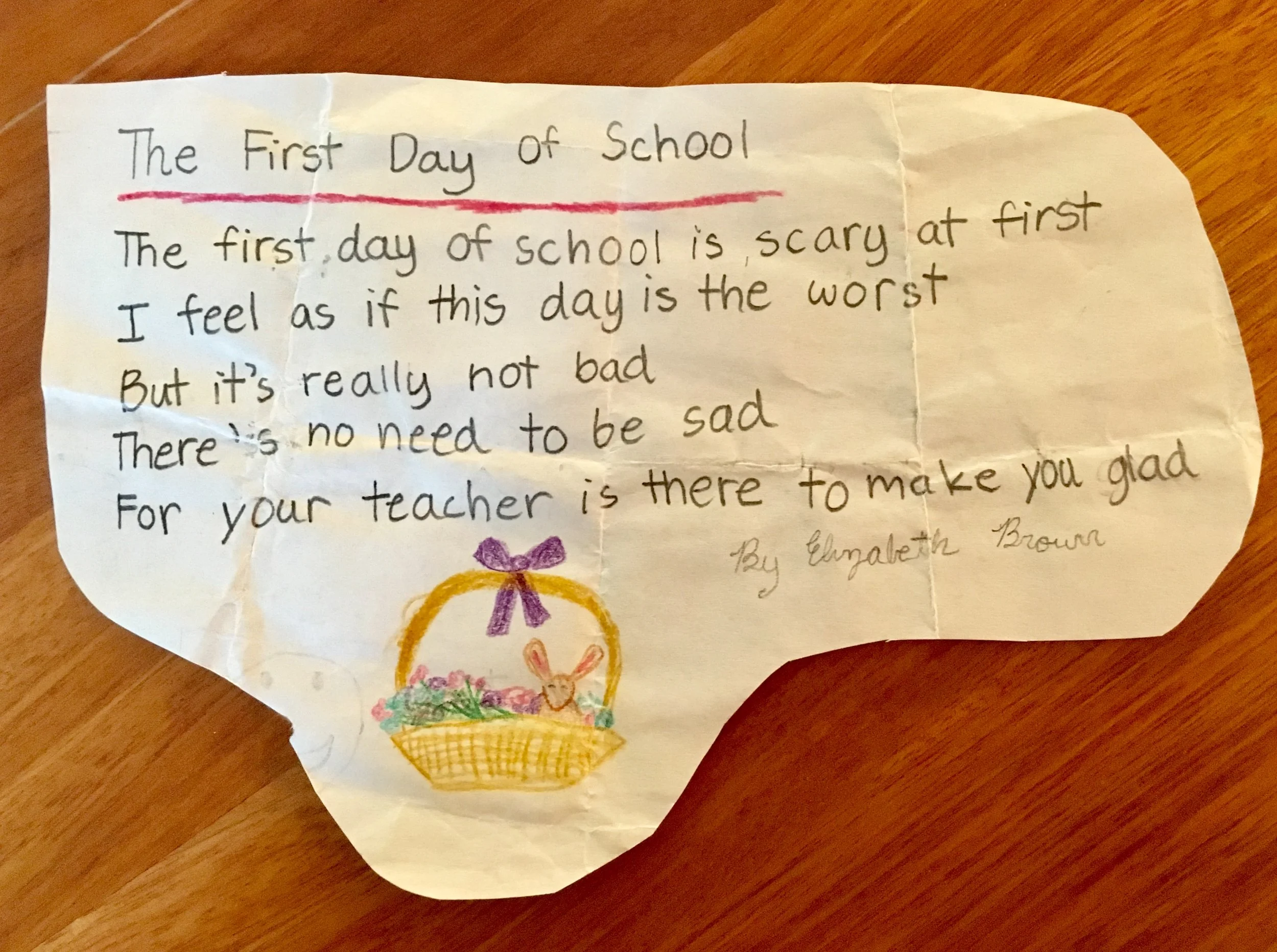 The First Day of School