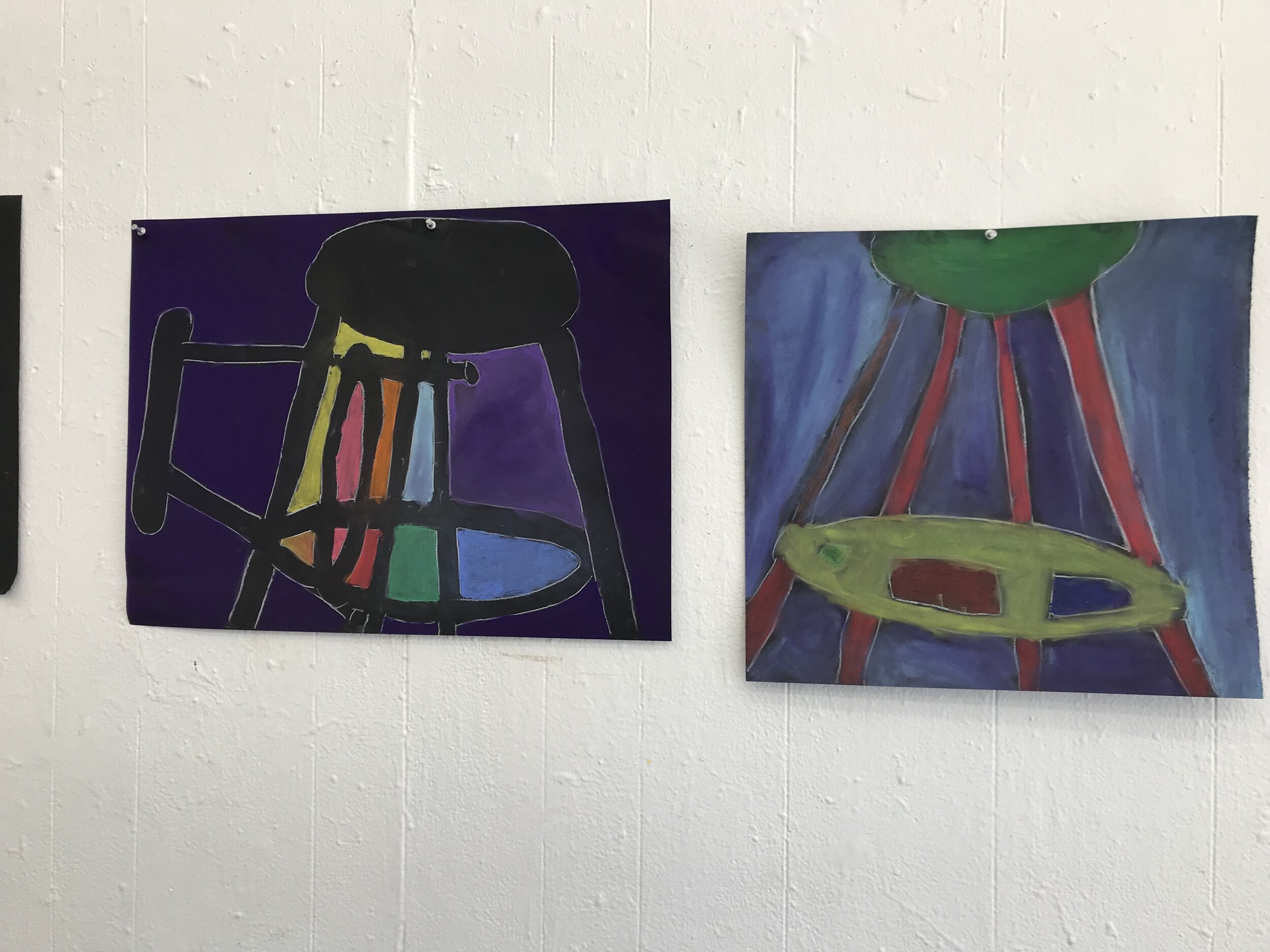 8-11 year old mixed media NEGATIVE SHAPE DRAWING 2.JPG