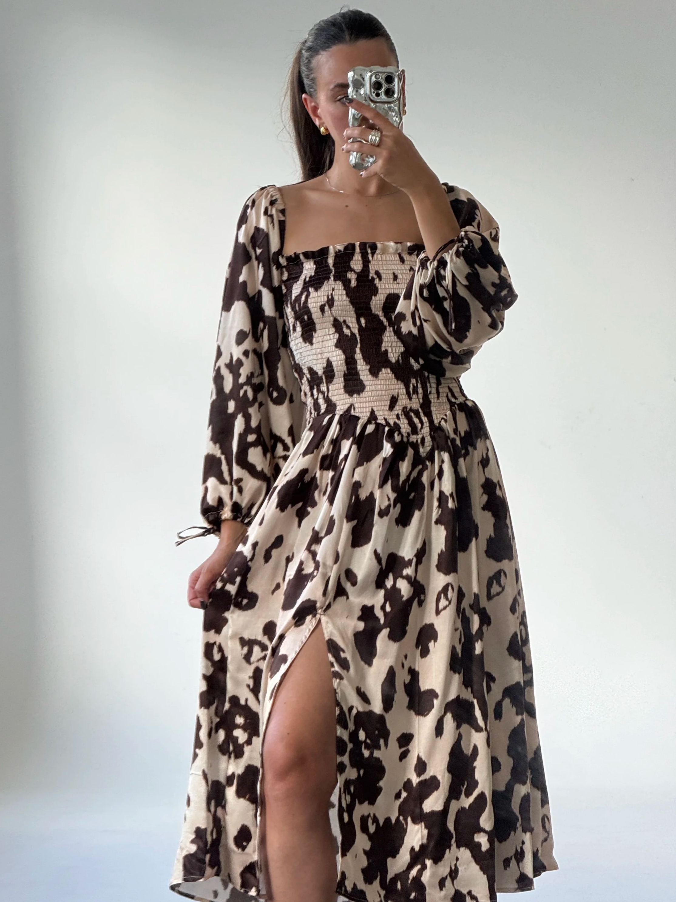 The Alma Dress Satin