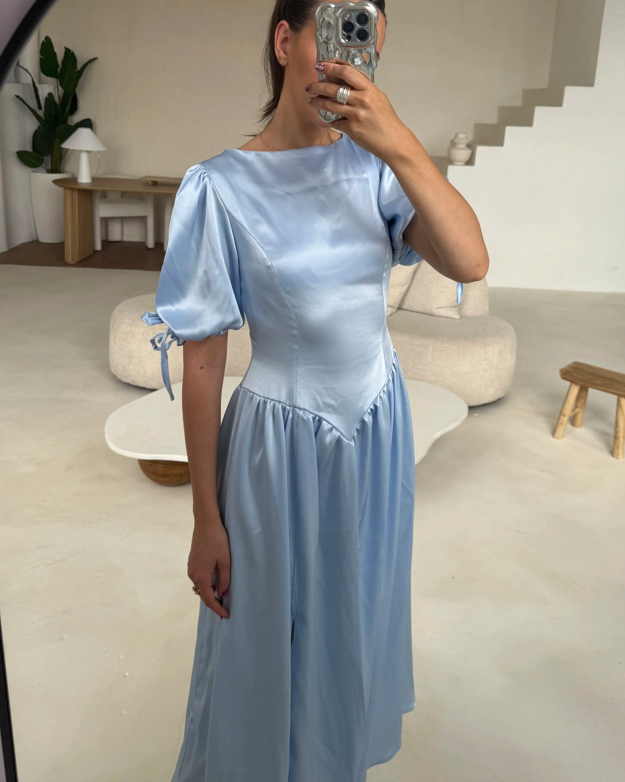 The Madison Dress Satin