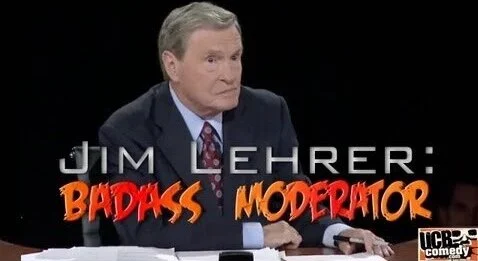 Jim Lehrer: Badass Moderator - a PARODY by UCB's The Punch