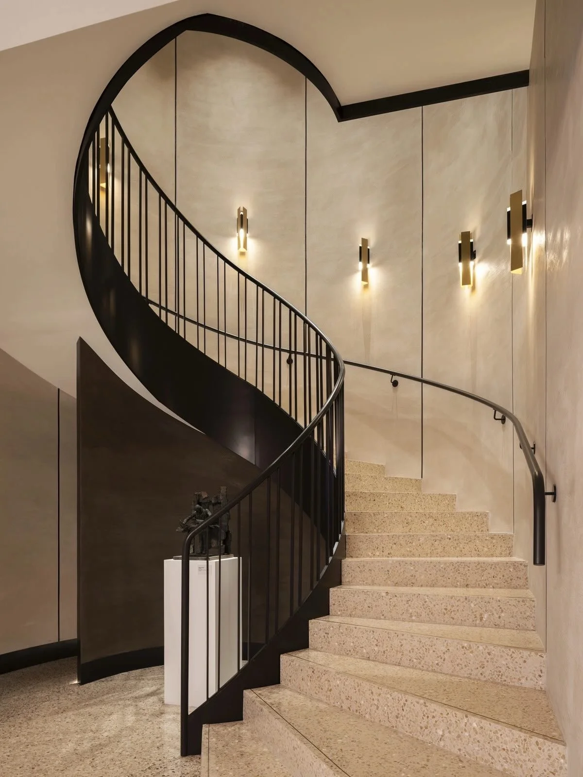 Excalibur wall sconce by @tooy_official - where art deco meets contemporary design. ✨