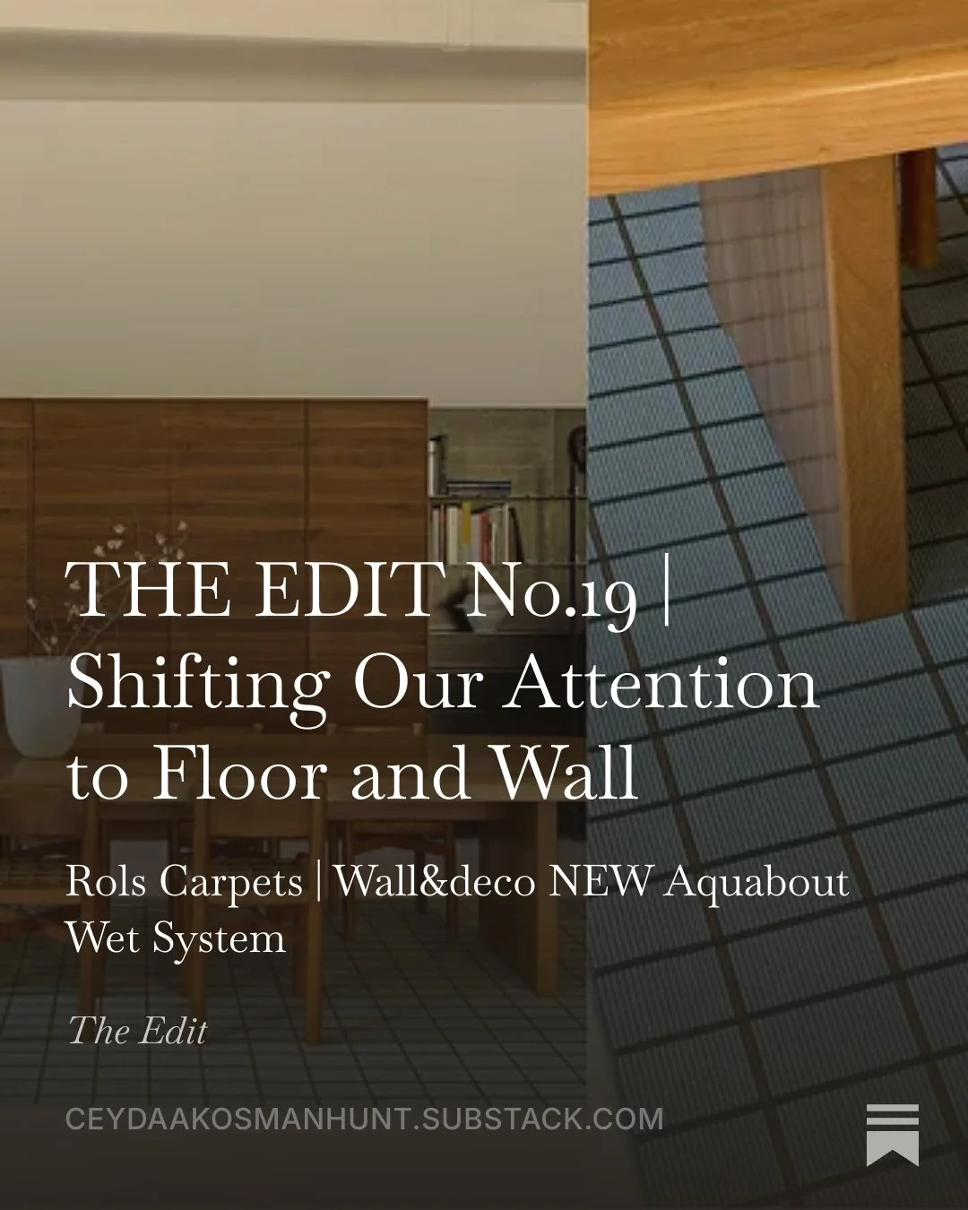 THE EDIT No.19 is out!
We're talking rugs and wallpaper this month. Check out what we've been sooo excited about lately!
Link in BIO. 💁&zwj;♀️