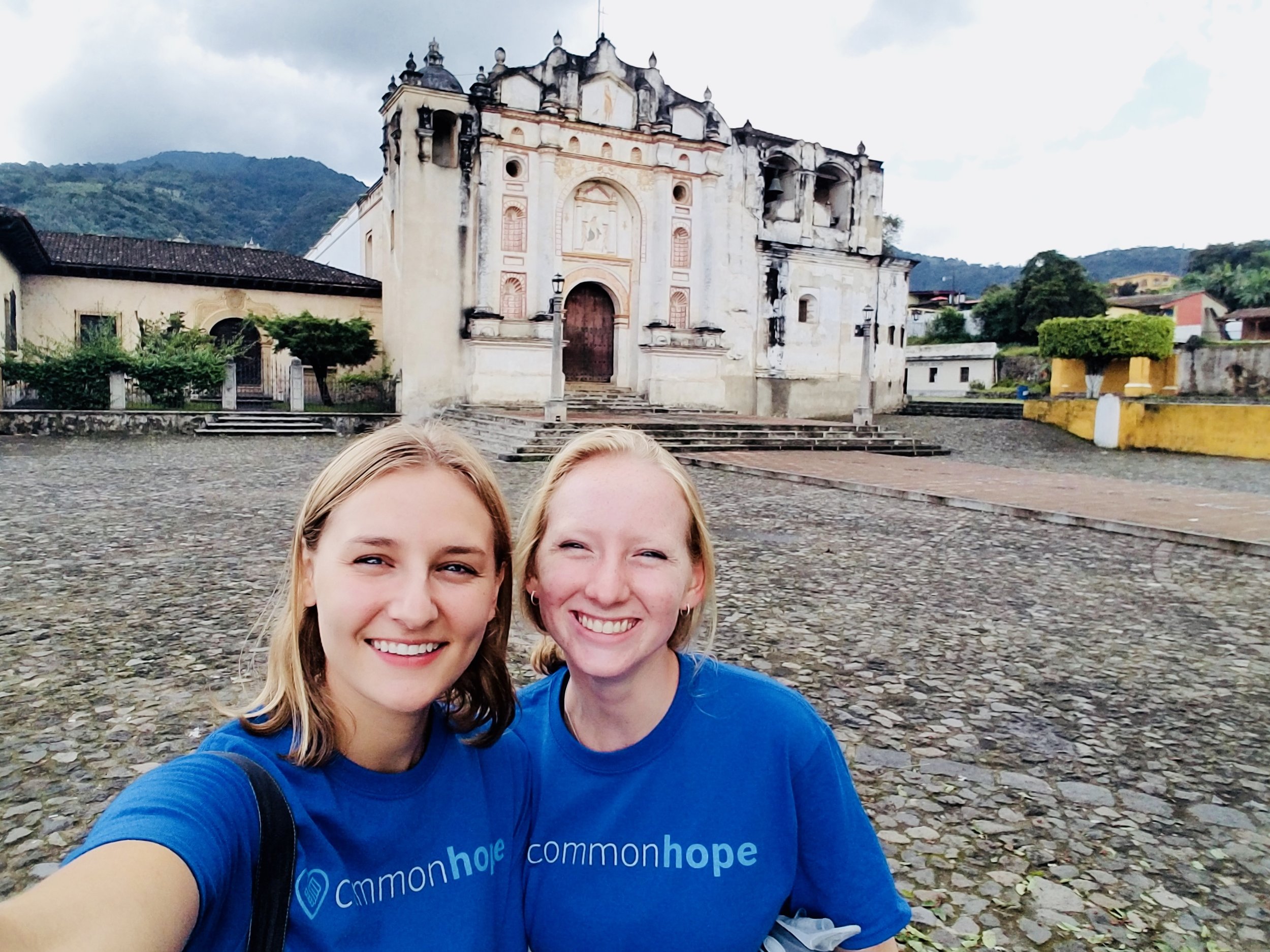 Chapter members tour the sights of Antigua, Guatemala. 