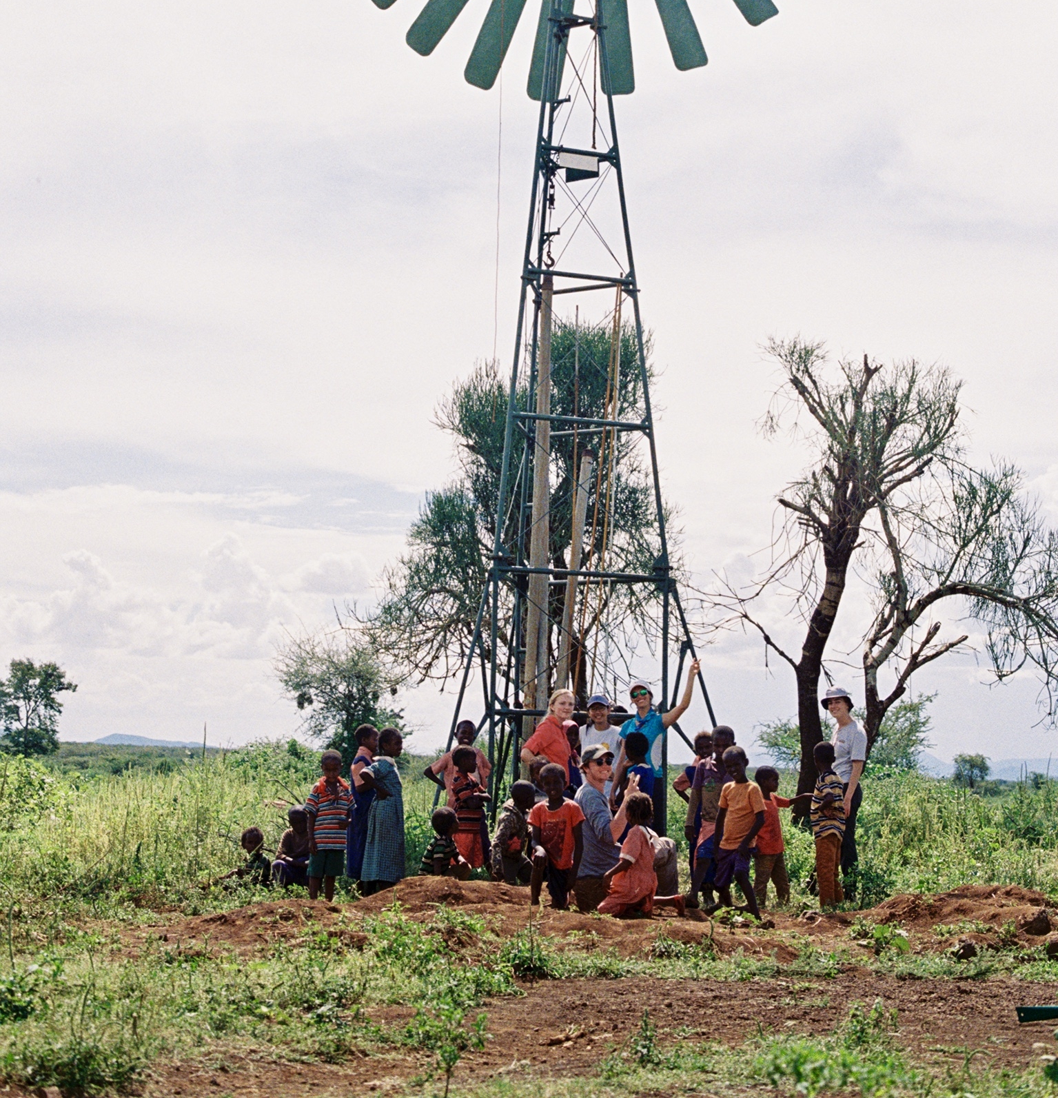 With the Kijito windmill in Gambella, Kenya.
