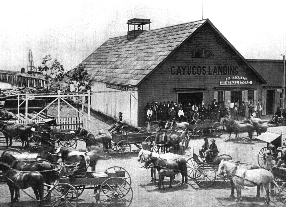 The Cayucos Landing on "Butter Day."