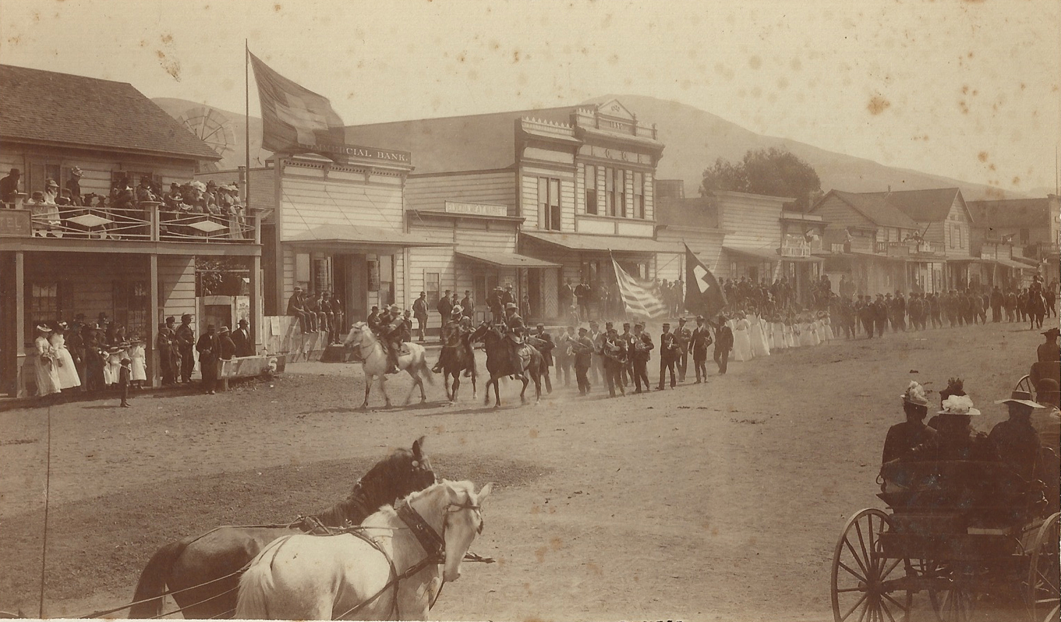 Early Swiss Italian Parade, circa 1890