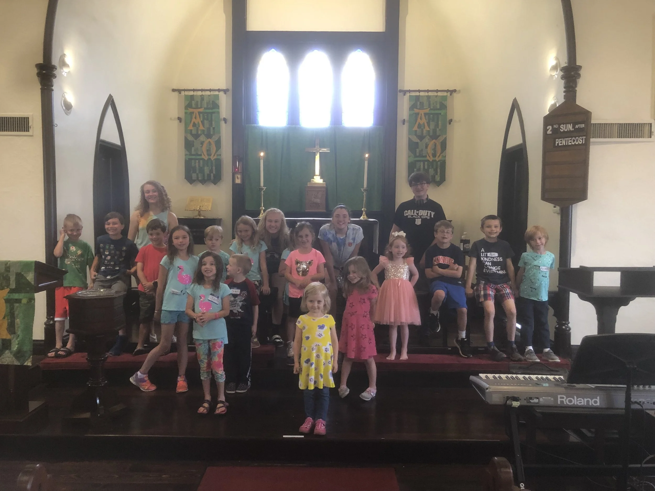 VBS 2019 - We had 18 children and four teen volunteers!