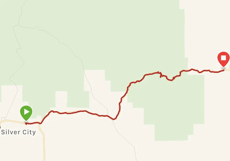 Our route for the day.