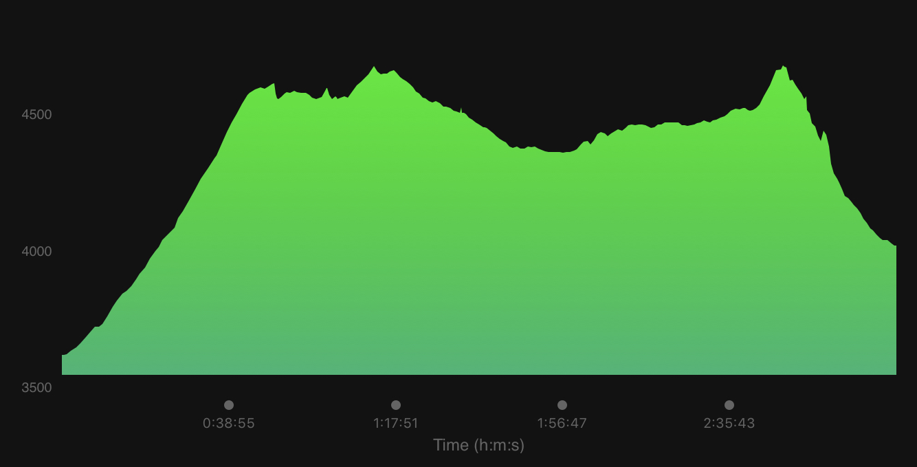 Our elevation profile.