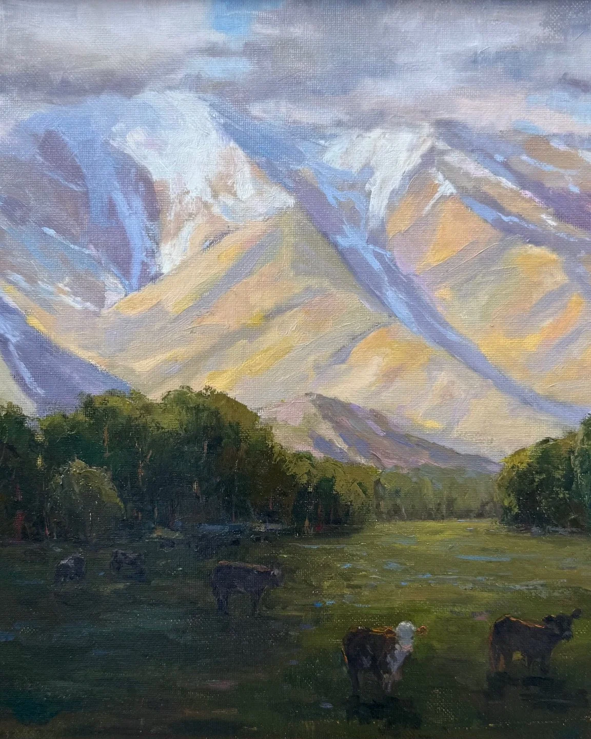 12×16” oil on canvas panel. $1,950 for sale at Fox Shops gallery in Highland, UT