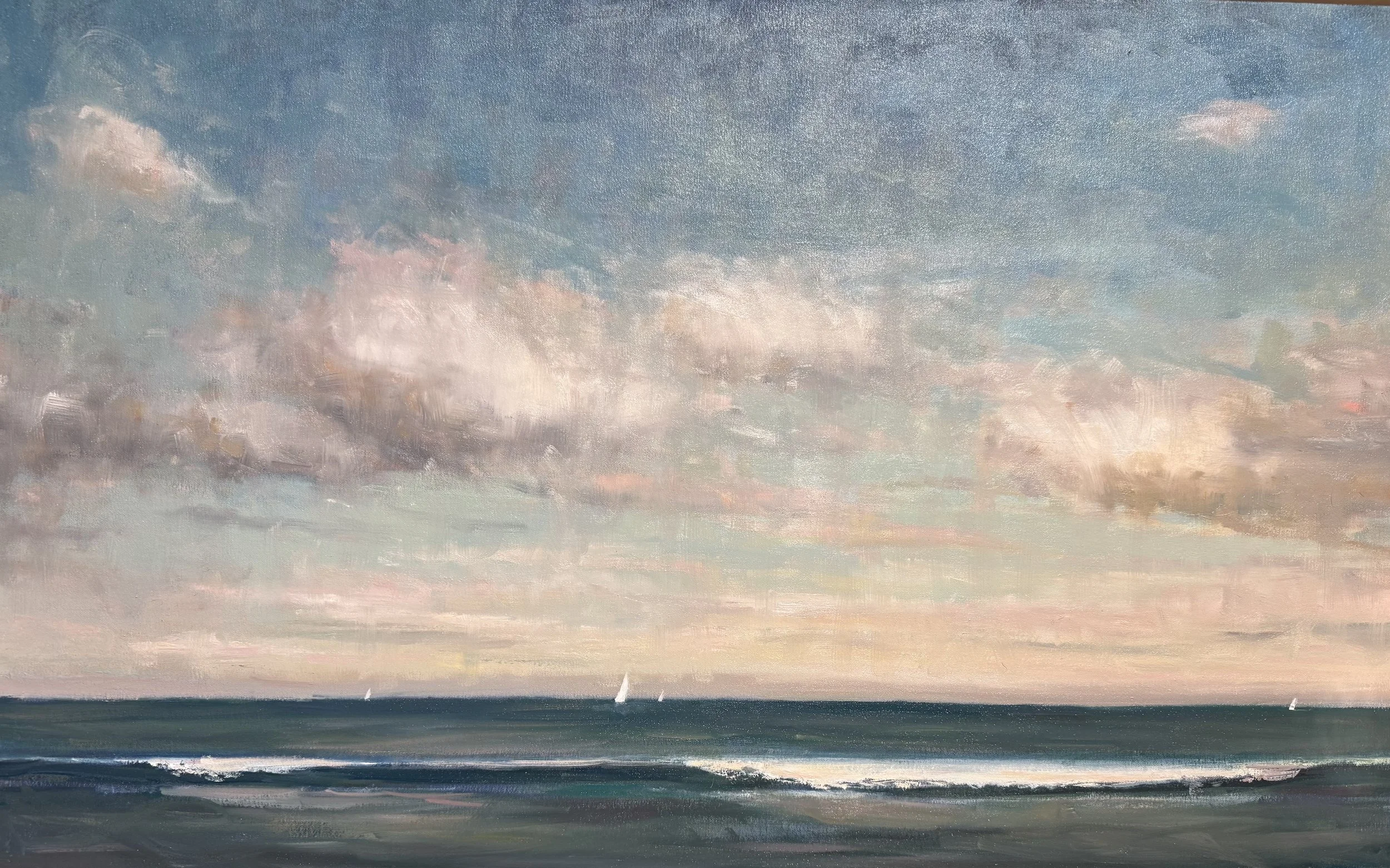 24×36” oil on canvas $6,850 framed at Kathryne Designs gallery, Coast Village Rd, Montecito, CA (DM or email for more info)