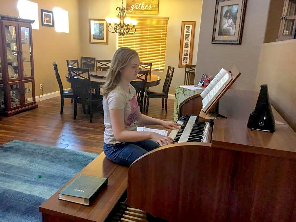 Chapter Pays it Forward with Loan of Digital Organ