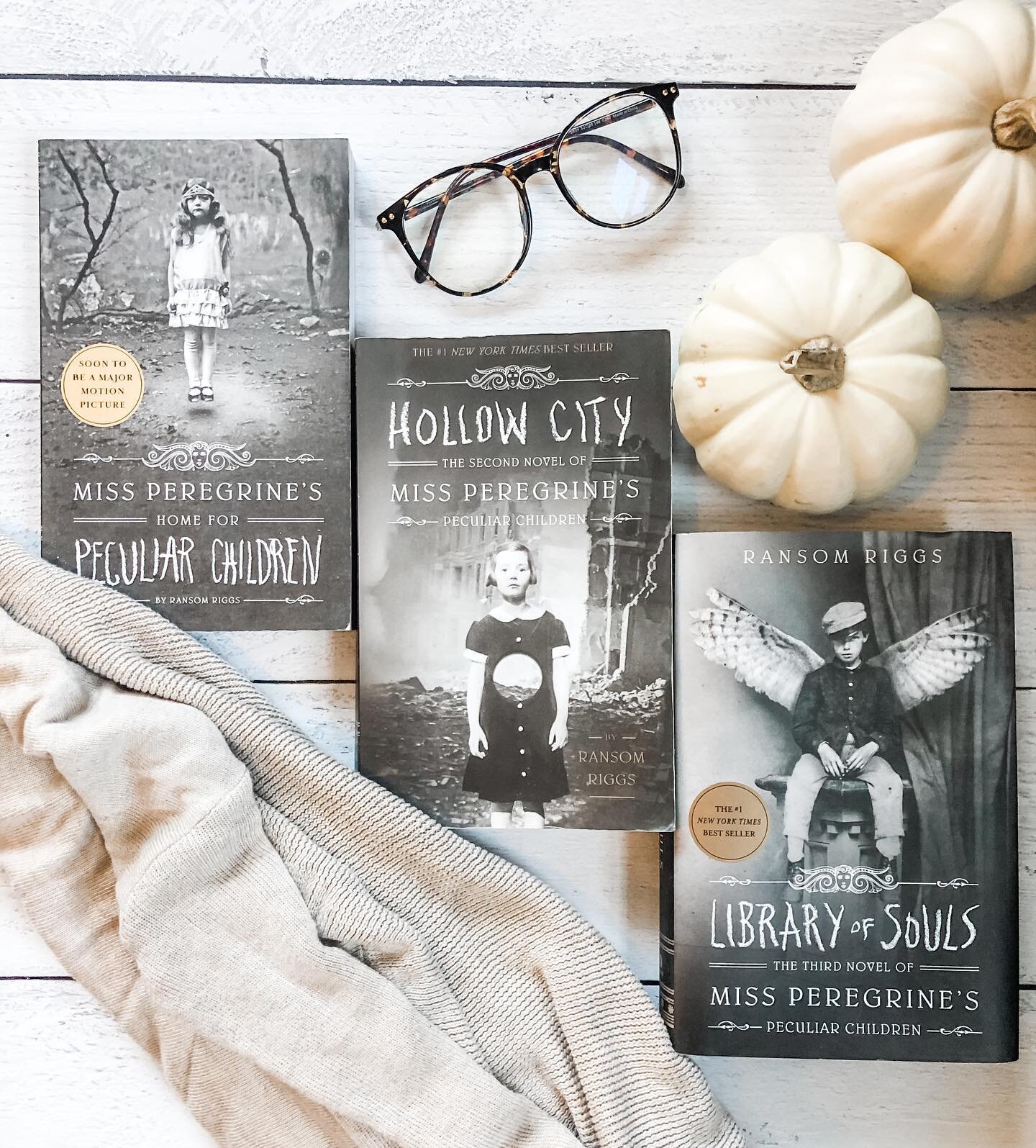 Miss Peregrine&rsquo;s Home for Peculiar Children series, by Ransom Riggs ✨
.
A mysterious island.  An abandoned orphanage.  A strange collection of very curious photographs. It all waits to be discovered in Miss Peregrine&rsquo;s Home for Peculiar C