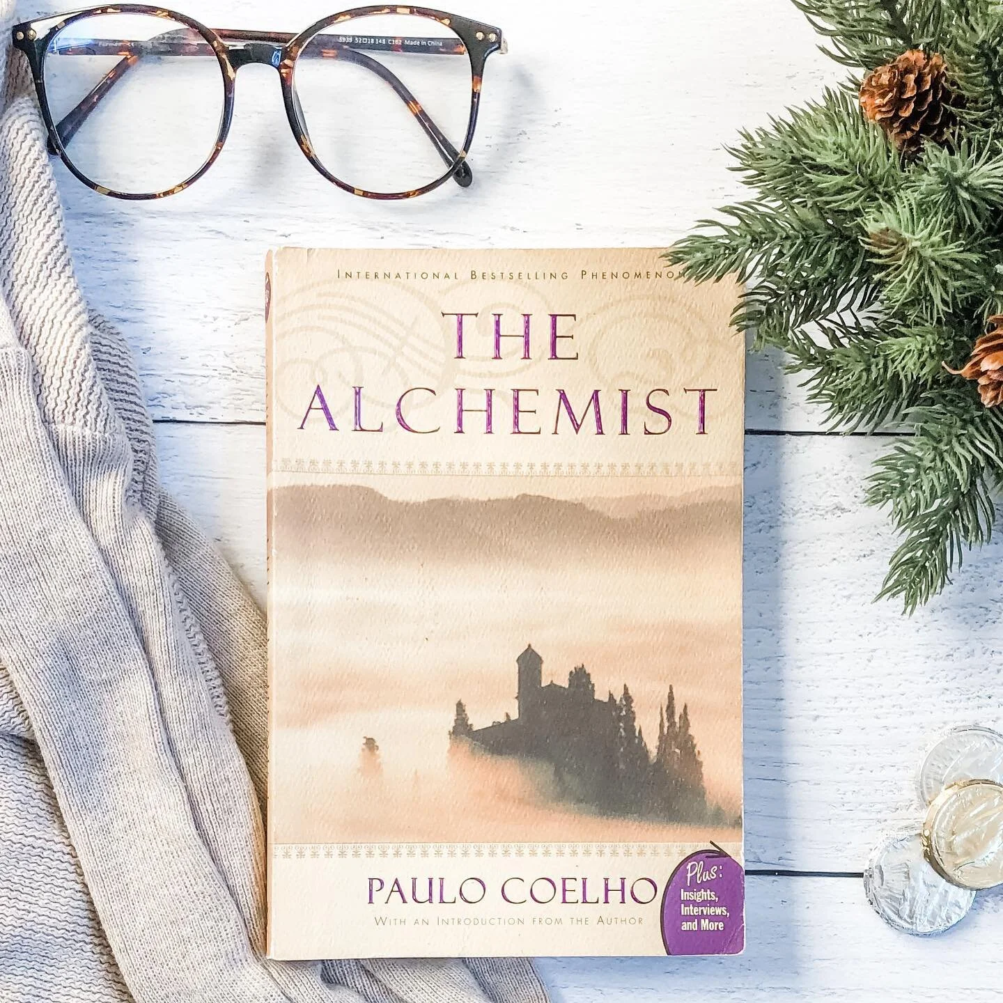 The Alchemist, by Paulo Coelho ✨
.

Paulo Coelho's enchanting novel has inspired a devoted following around the world. This story, dazzling in its powerful simplicity and soul-stirring wisdom, is about an Andalusian shepherd boy named Santiago who tr
