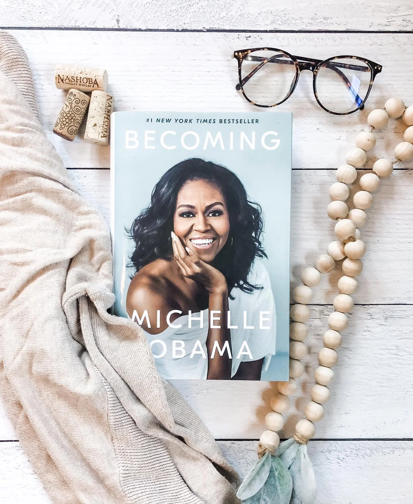 Becoming, by Michelle Obama ✨
.
In a life filled with meaning and accomplishment, Michelle Obama has emerged as one of the most iconic and compelling women of our era. As First Lady of the United States of America&mdash;the first African American to 