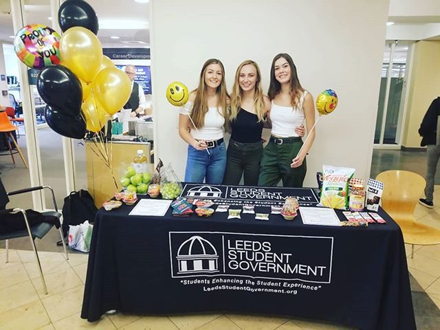 LEEDS MENTAL HEALTH WEEK:
Visit our fantastic team, who will be present throughout the week with snacks and information pamphlets regarding mental health as we prepare for this finals season!
Today: Puppies and Pizza 12-2
Tomorrow: DIY Essential Oils 11-2
Wednesday: Massages and Aromatherapy 12-2
Thursday: Goat Yoga 12:30-1:30 and Heart 2 Heart Speaker Series 6:30 in S127
