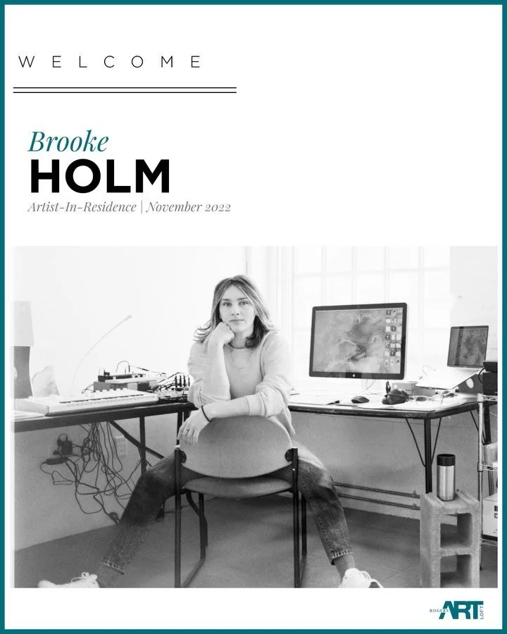 The Rogers Art Loft is humbled to welcome our November Artist-In-Residence, Brooke Holm @brookeholm! Get to know more about Brooke Holm through her bio and while joining us at the upcoming events below:
⏫ Event Registration Link In Our Bio ⏫
🏔Broo
