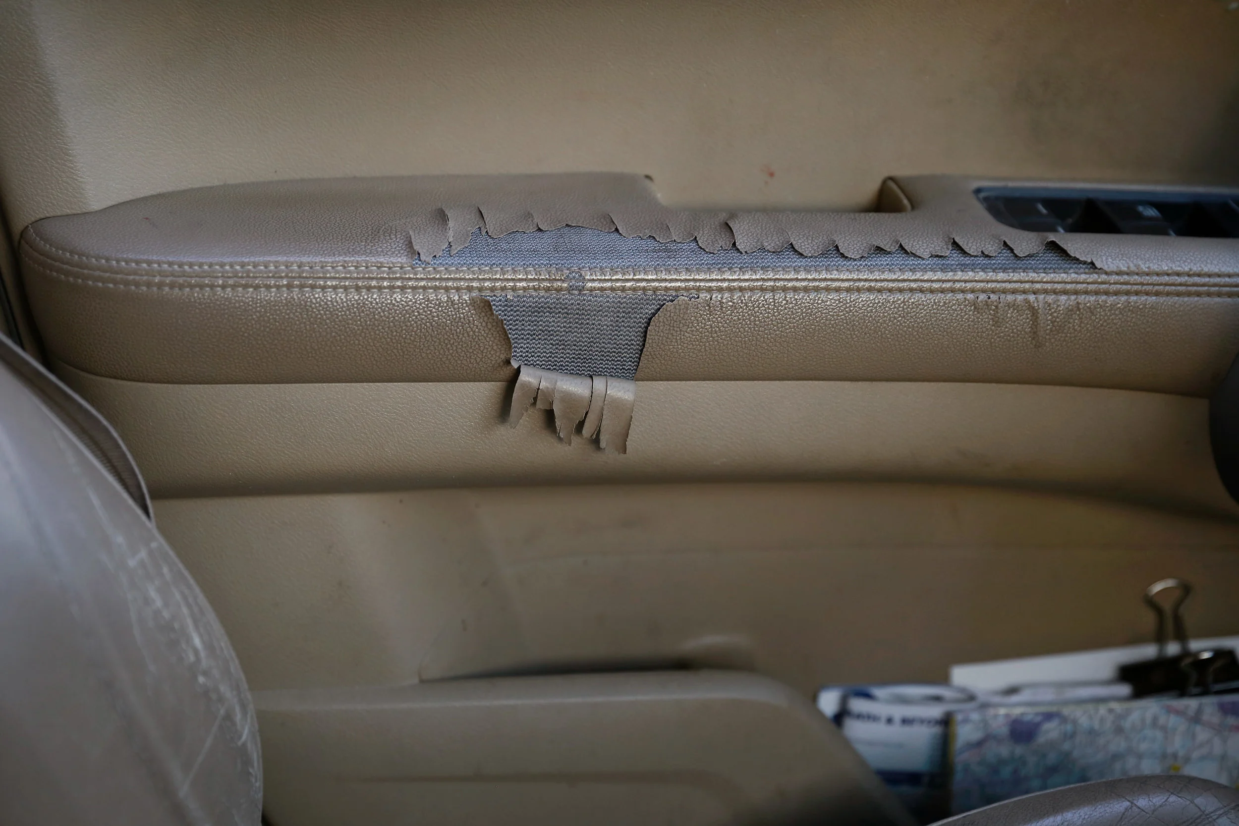 Driver side Honda (nearing 300,000), 2017 