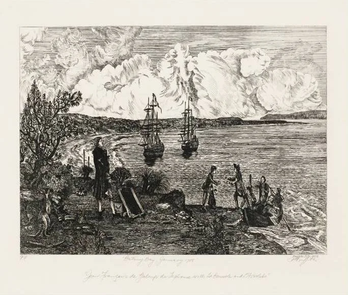 "Botany Bay 1788" Graphic