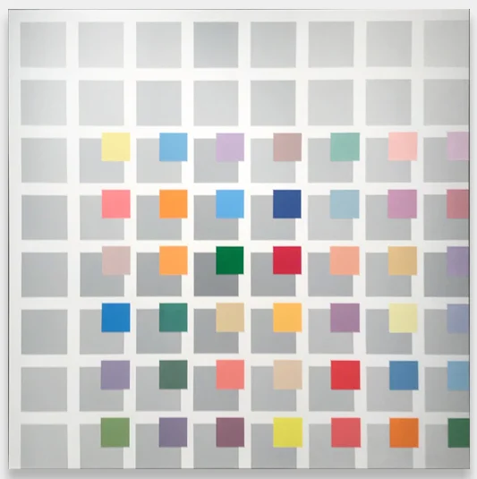 Untitled, 2018 Acrylic on canvas over panel 36 x 36 inches