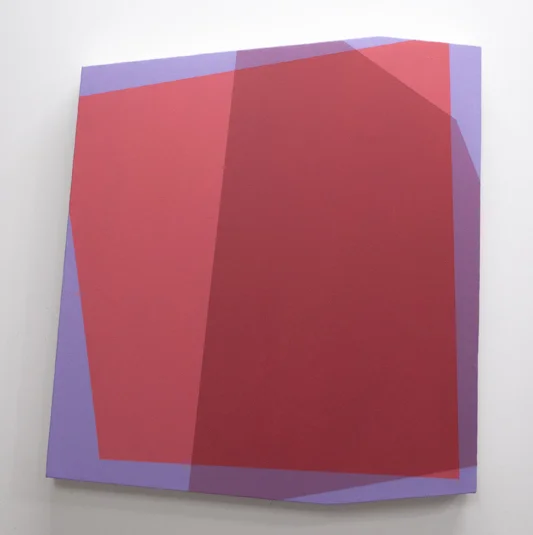 No. 09/18 2018 Acrylic on canvas over panel 22.5 x 20.25 inches